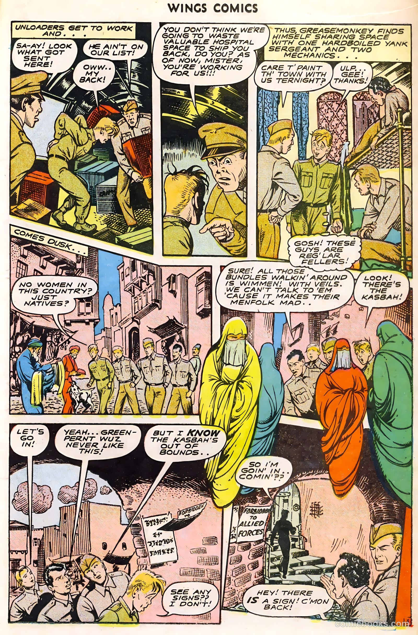 Wings Comics #46 (1944) — page 15 of 52