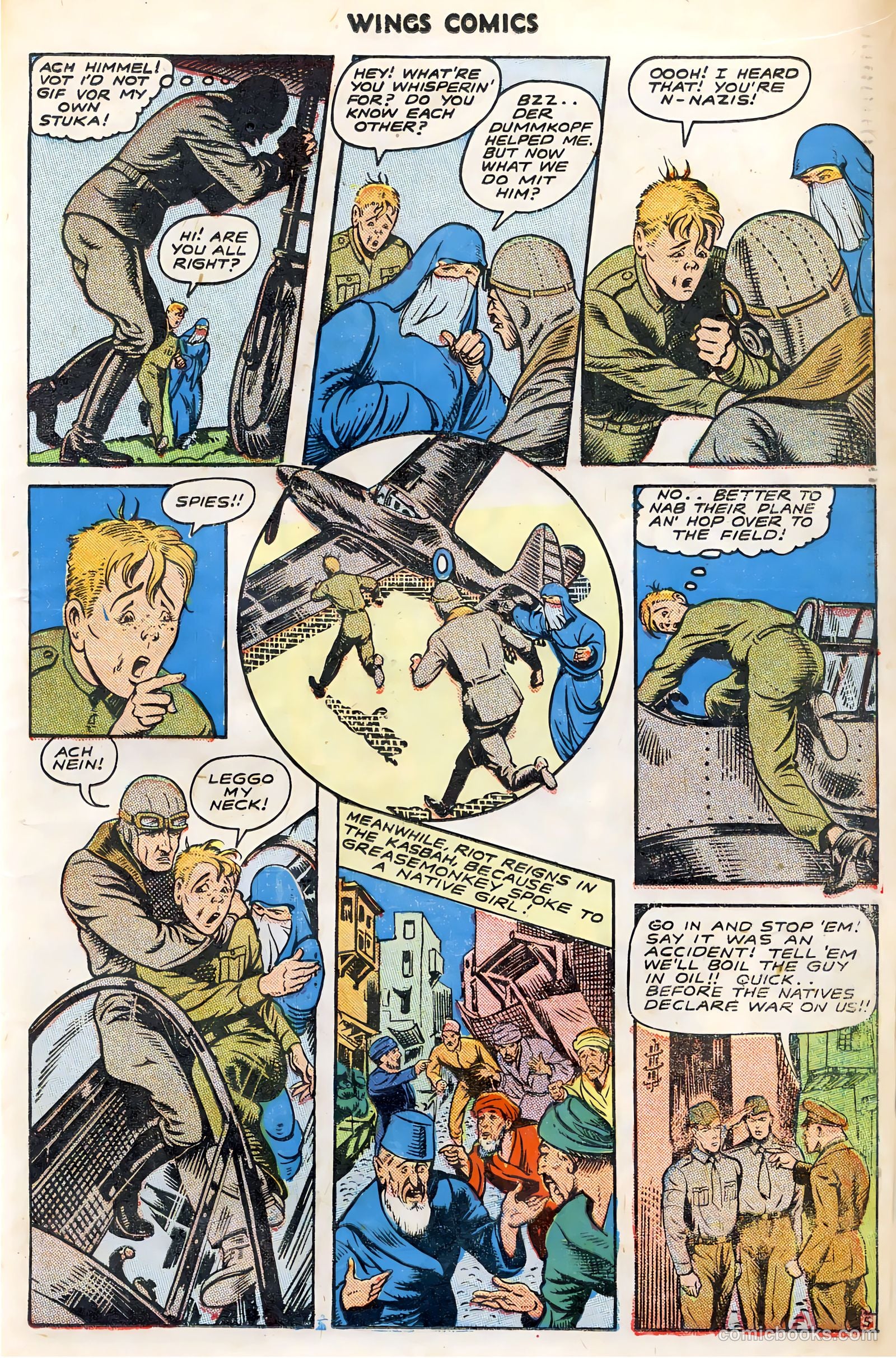 Wings Comics #46 (1944) — page 17 of 52
