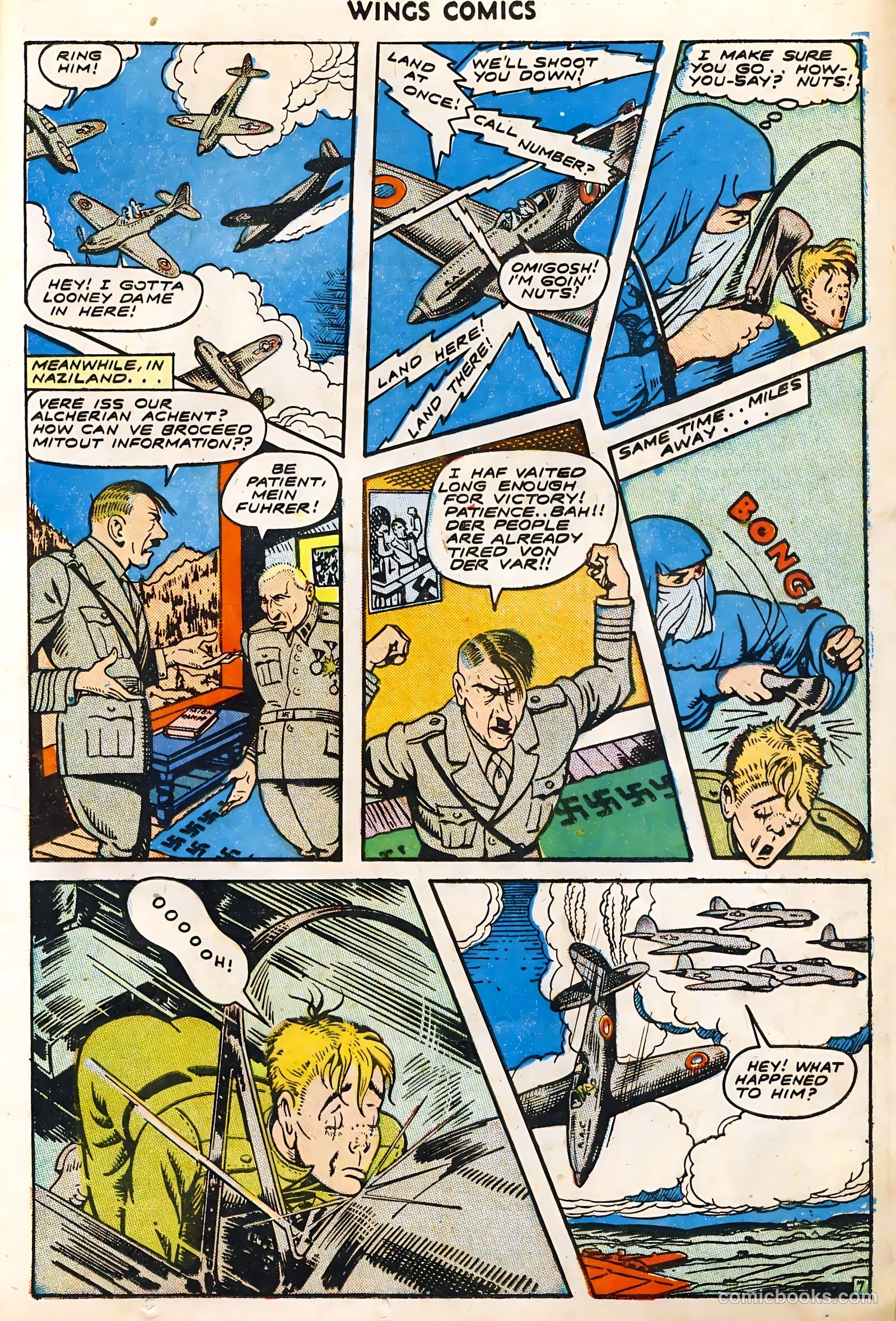 Wings Comics #46 (1944) — page 19 of 52