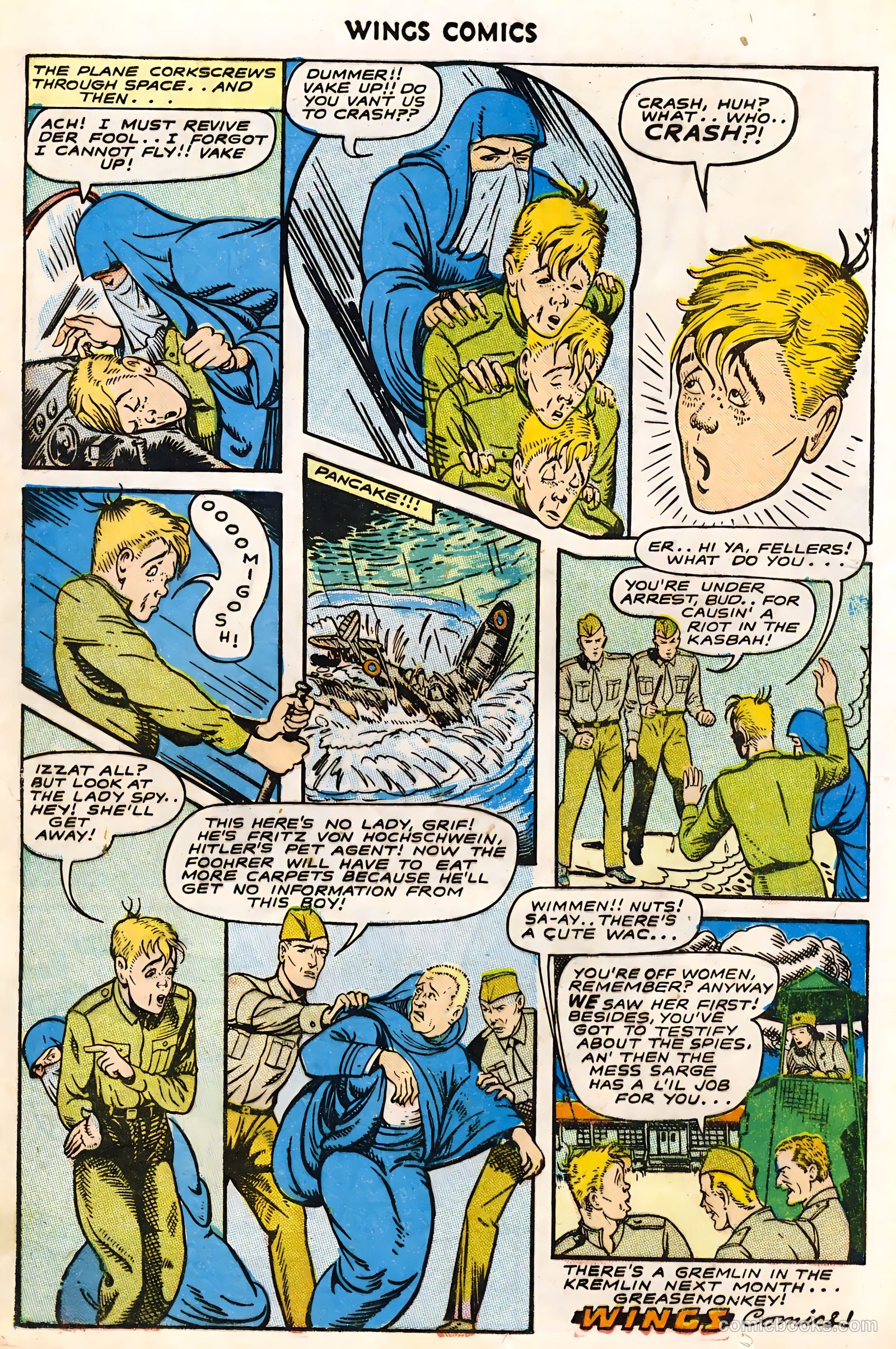 Wings Comics #46 (1944) — page 20 of 52