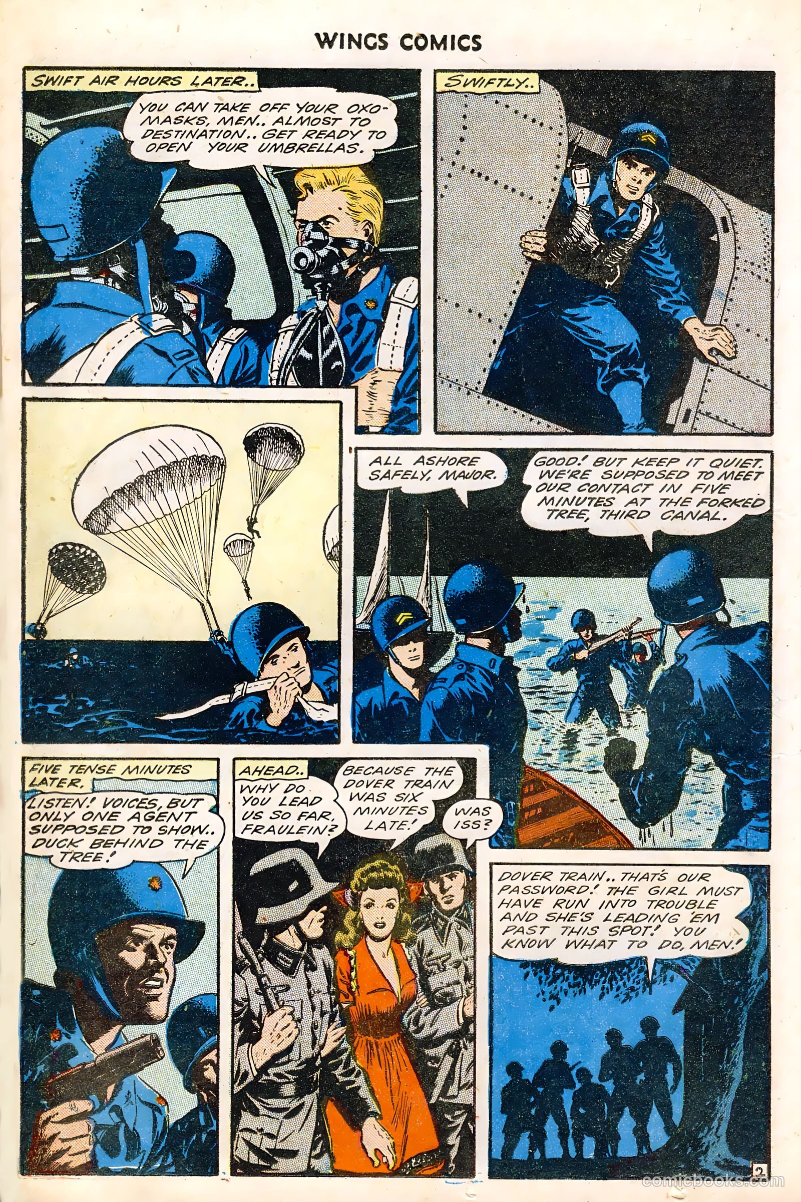 Wings Comics #46 (1944) — page 22 of 52
