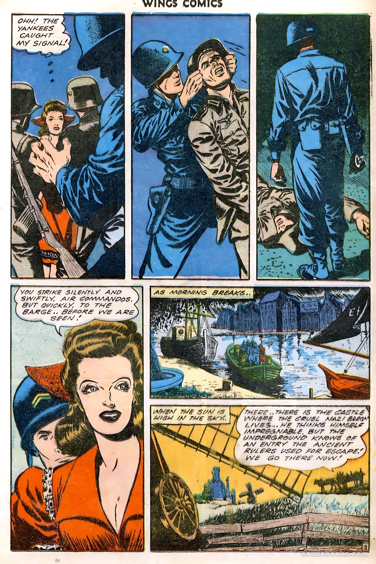Wings Comics #46 (1944) — page 23 of 52