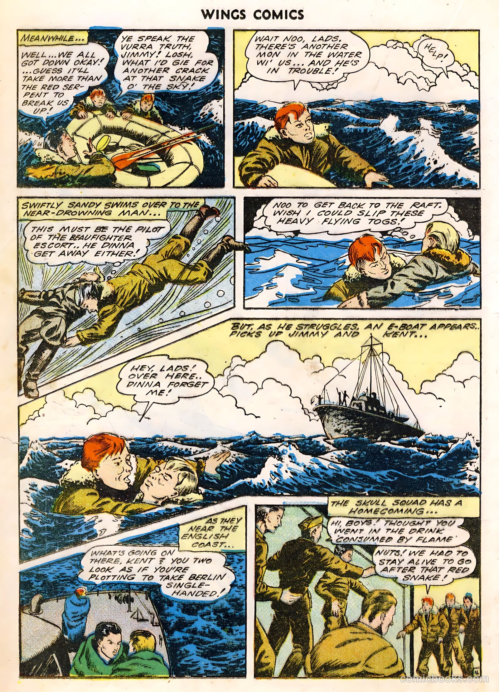 Wings Comics #46 (1944) — page 30 of 52