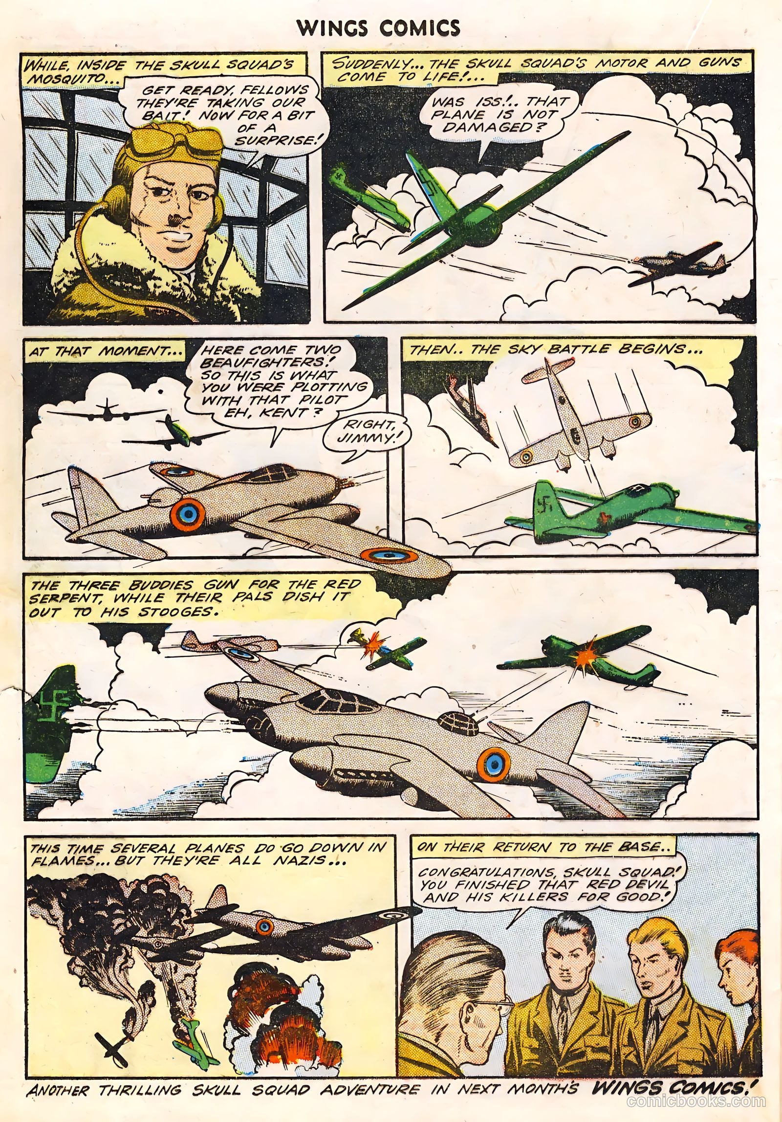 Wings Comics #46 (1944) — page 32 of 52
