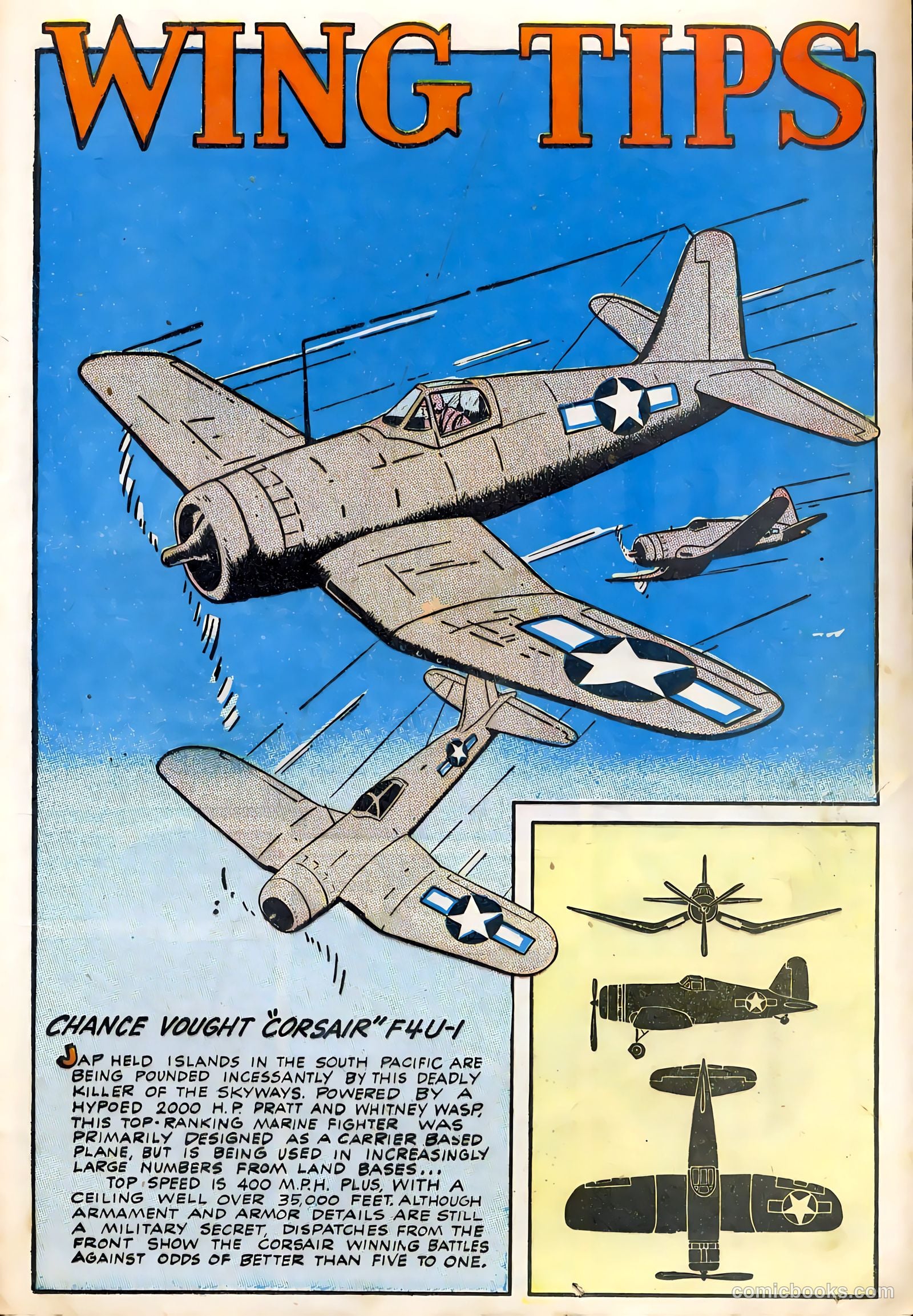 Wings Comics #46 (1944) — page 33 of 52