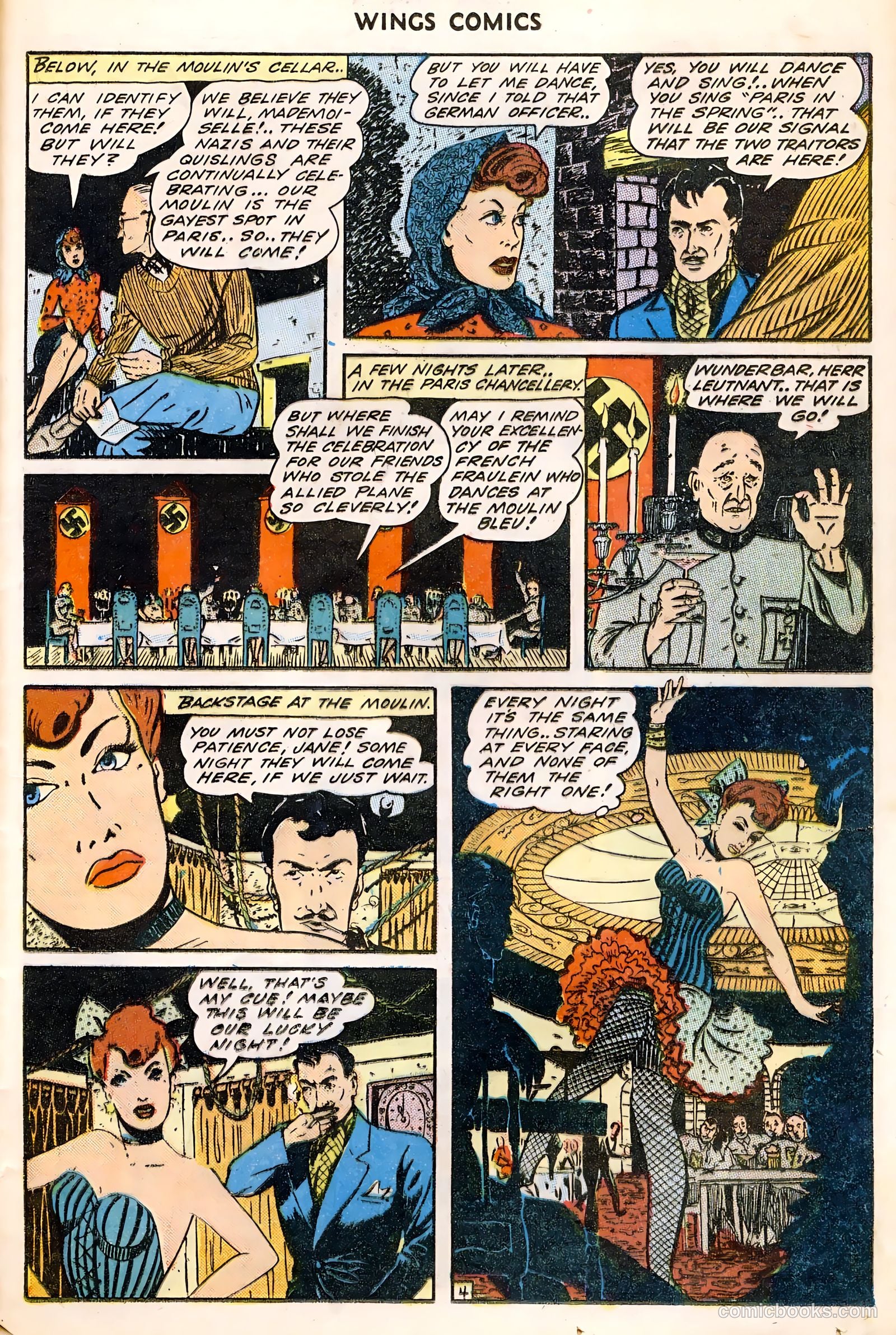 Wings Comics #46 (1944) — page 37 of 52