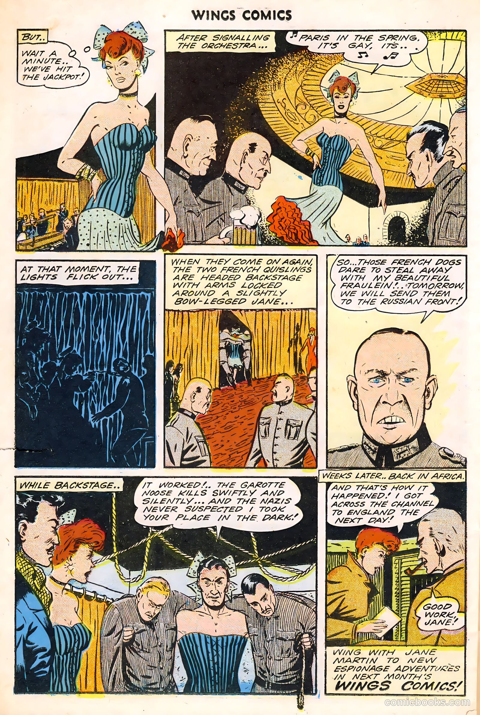 Wings Comics #46 (1944) — page 38 of 52