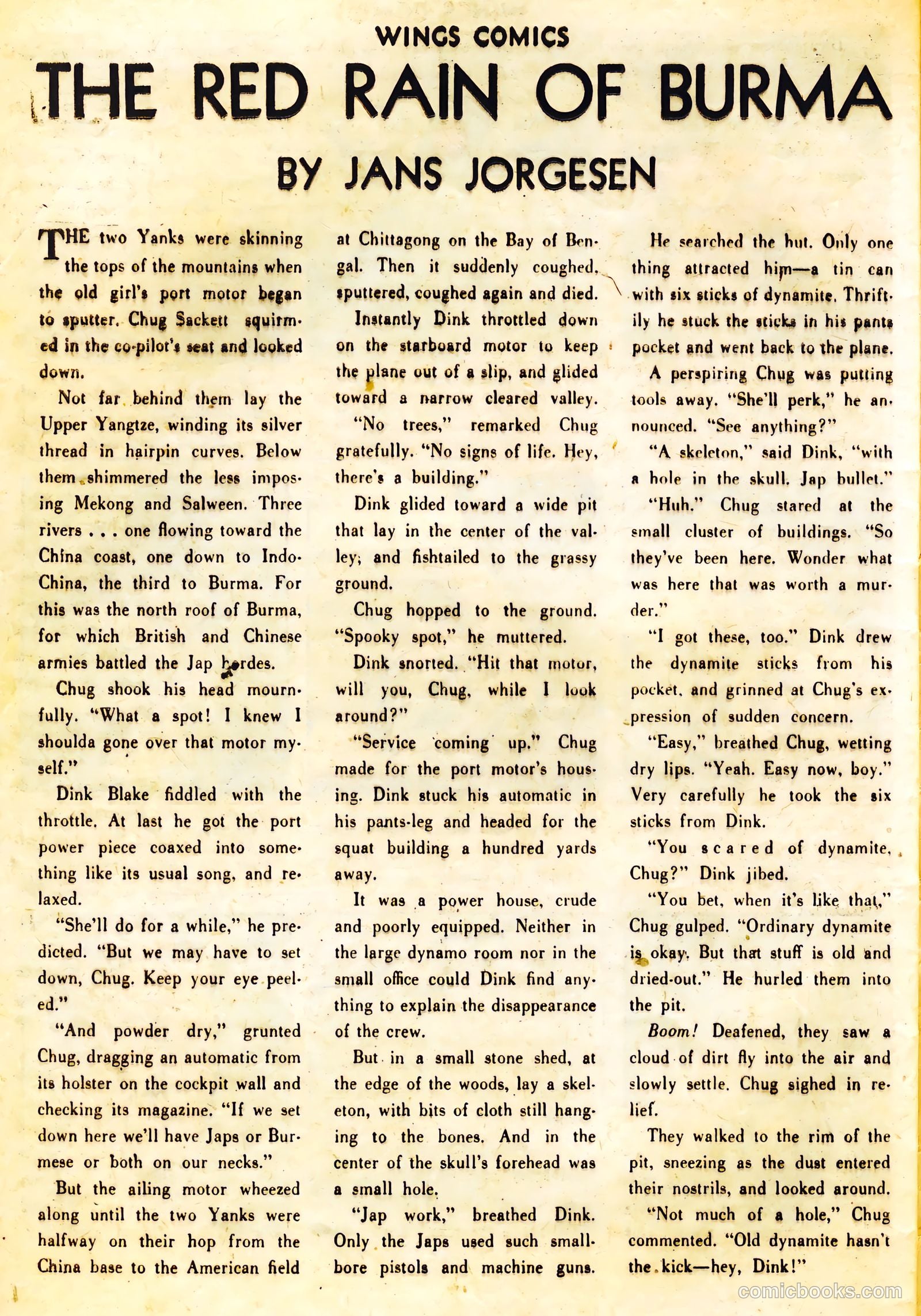Wings Comics #46 (1944) — page 42 of 52