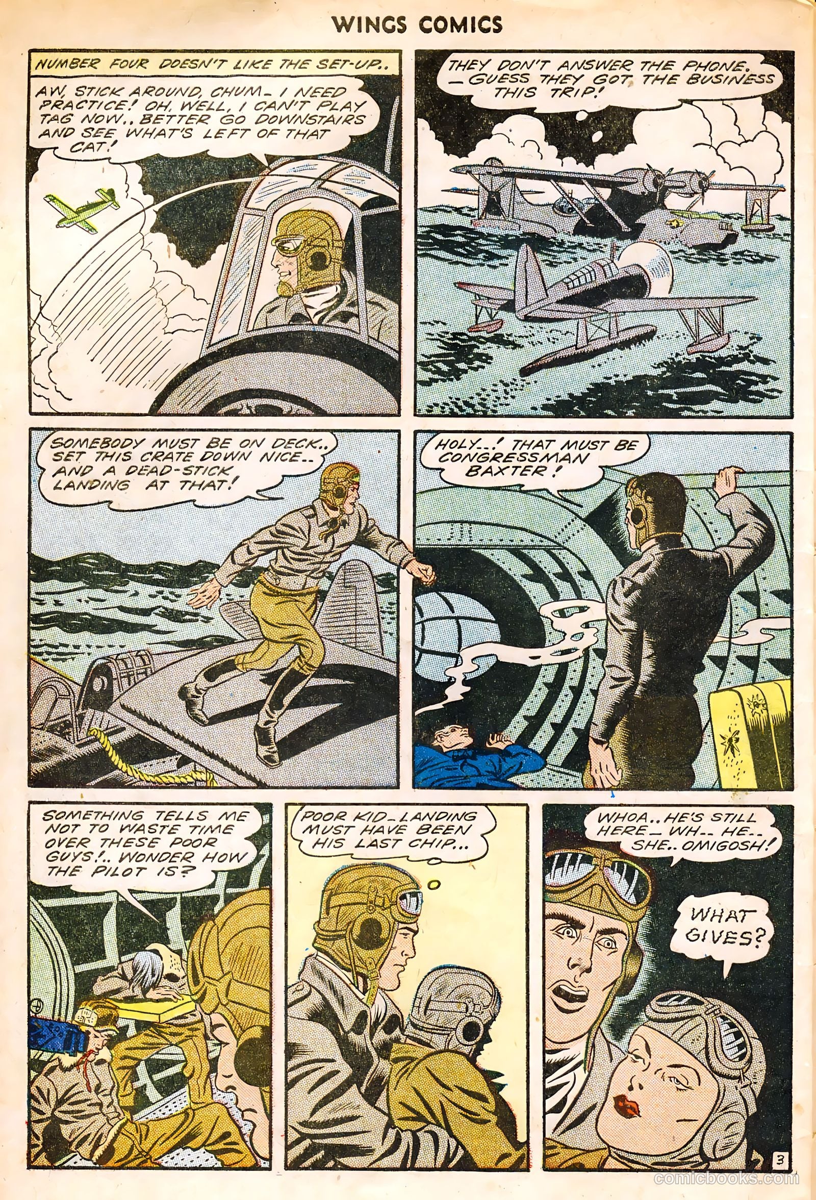 Wings Comics #46 (1944) — page 46 of 52