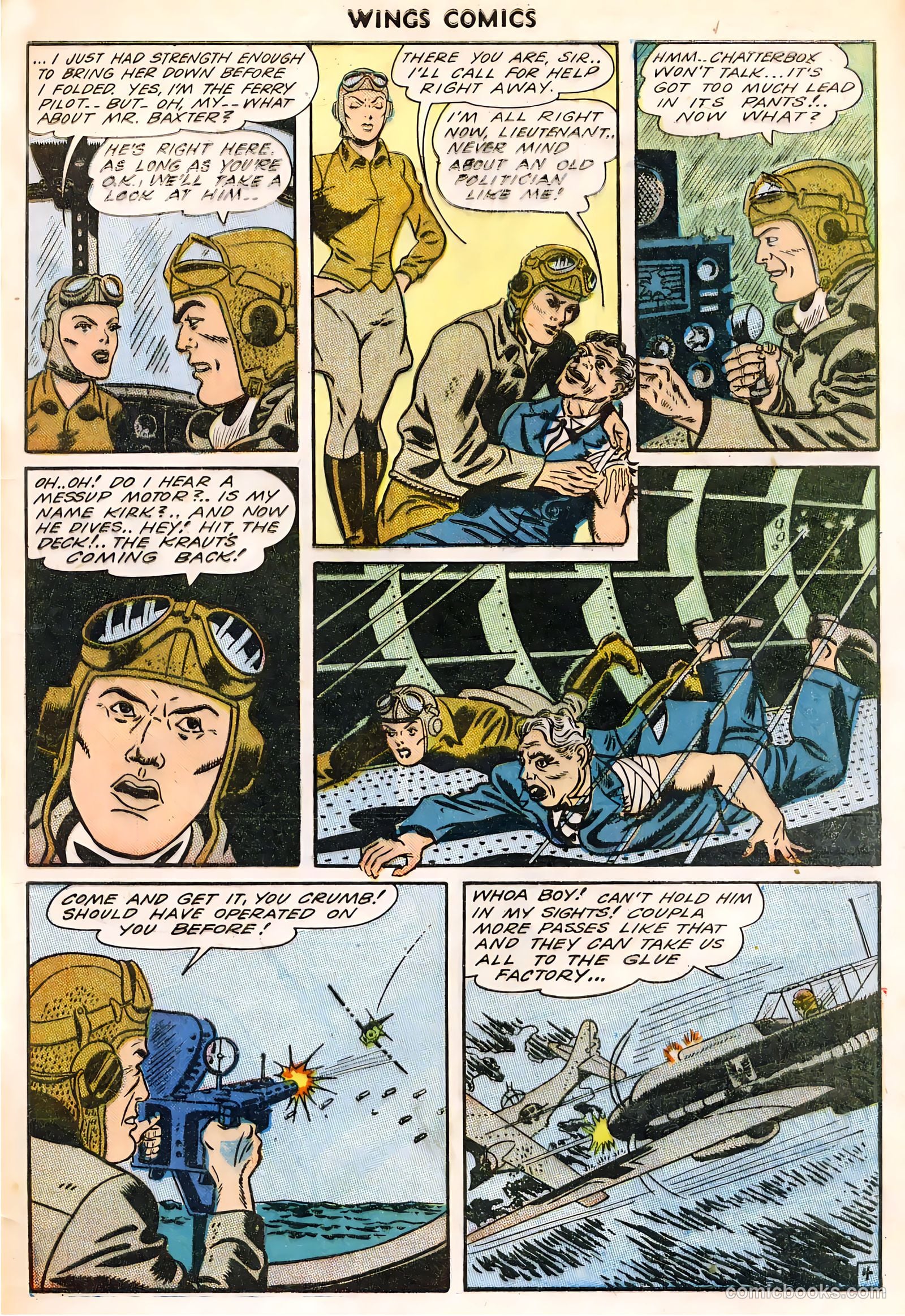 Wings Comics #46 (1944) — page 47 of 52