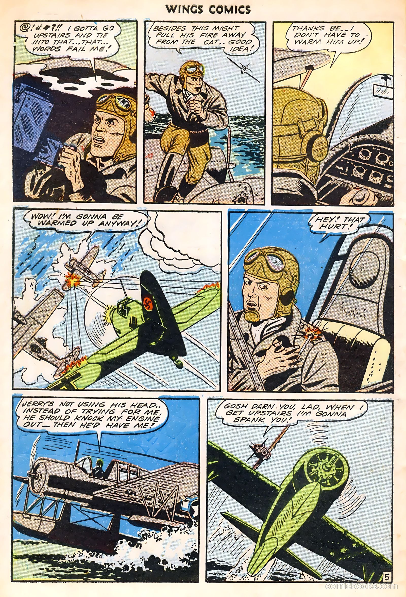 Wings Comics #46 (1944) — page 48 of 52