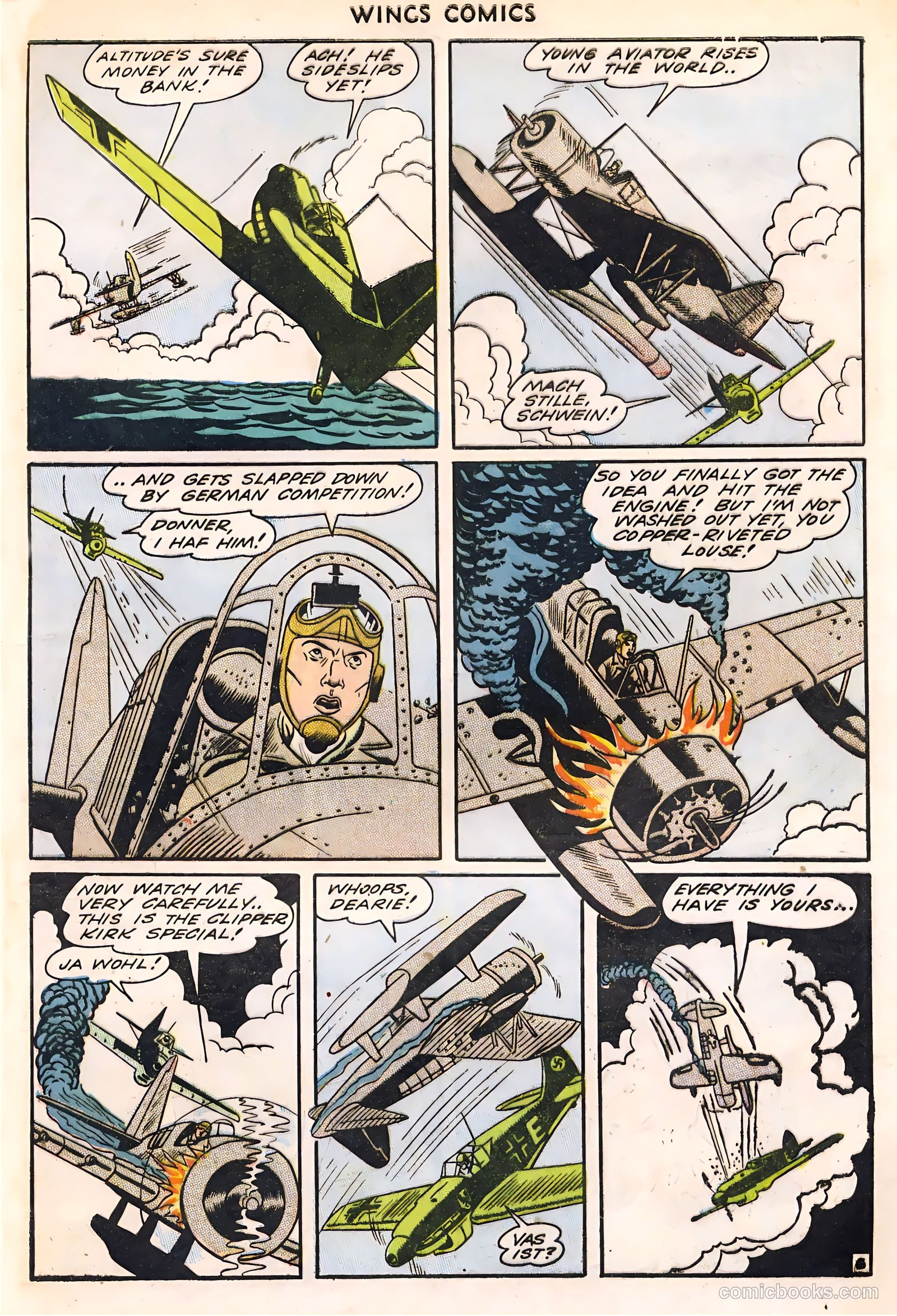 Wings Comics #46 (1944) — page 49 of 52