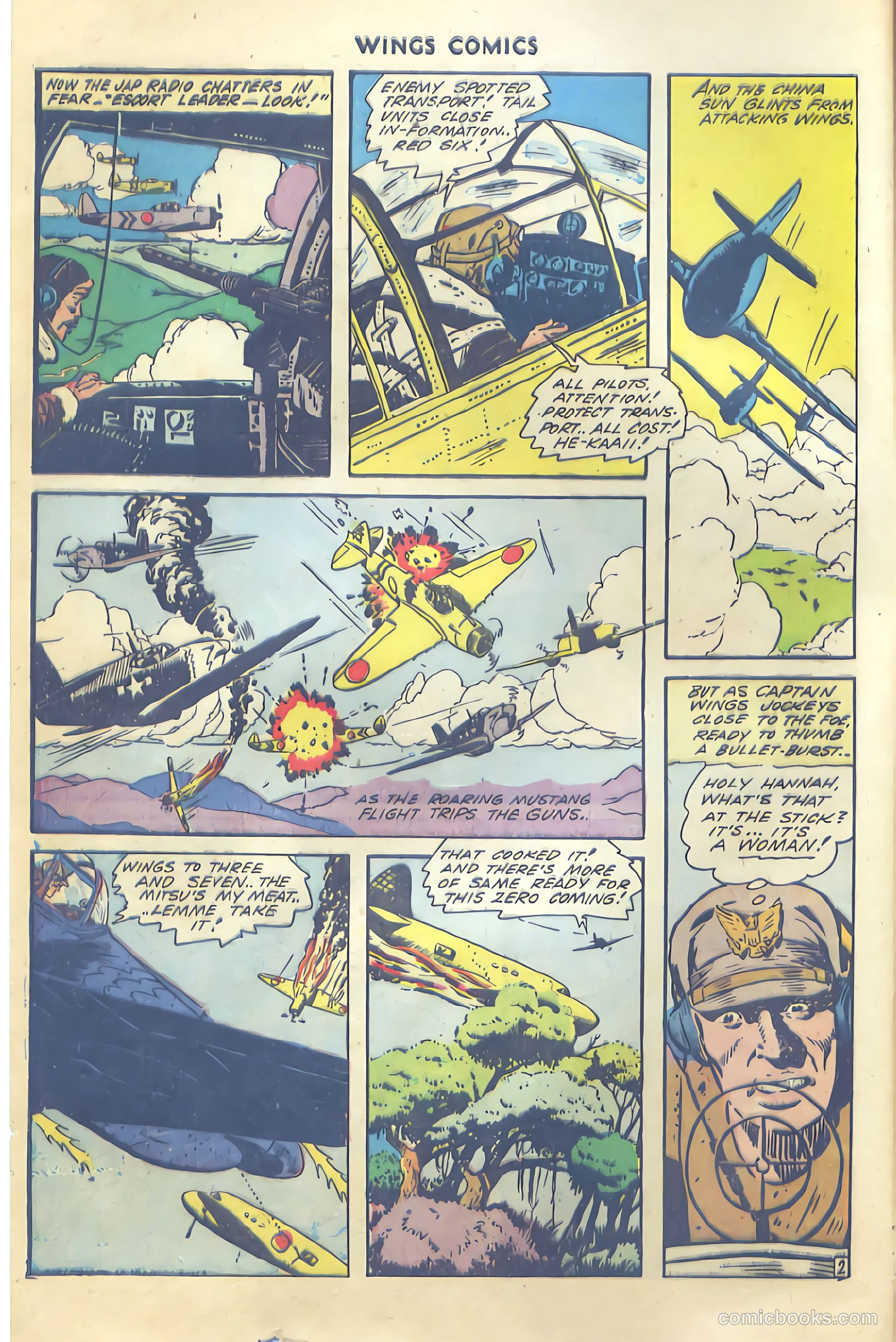 Wings Comics #47 (1944) — page 4 of 52