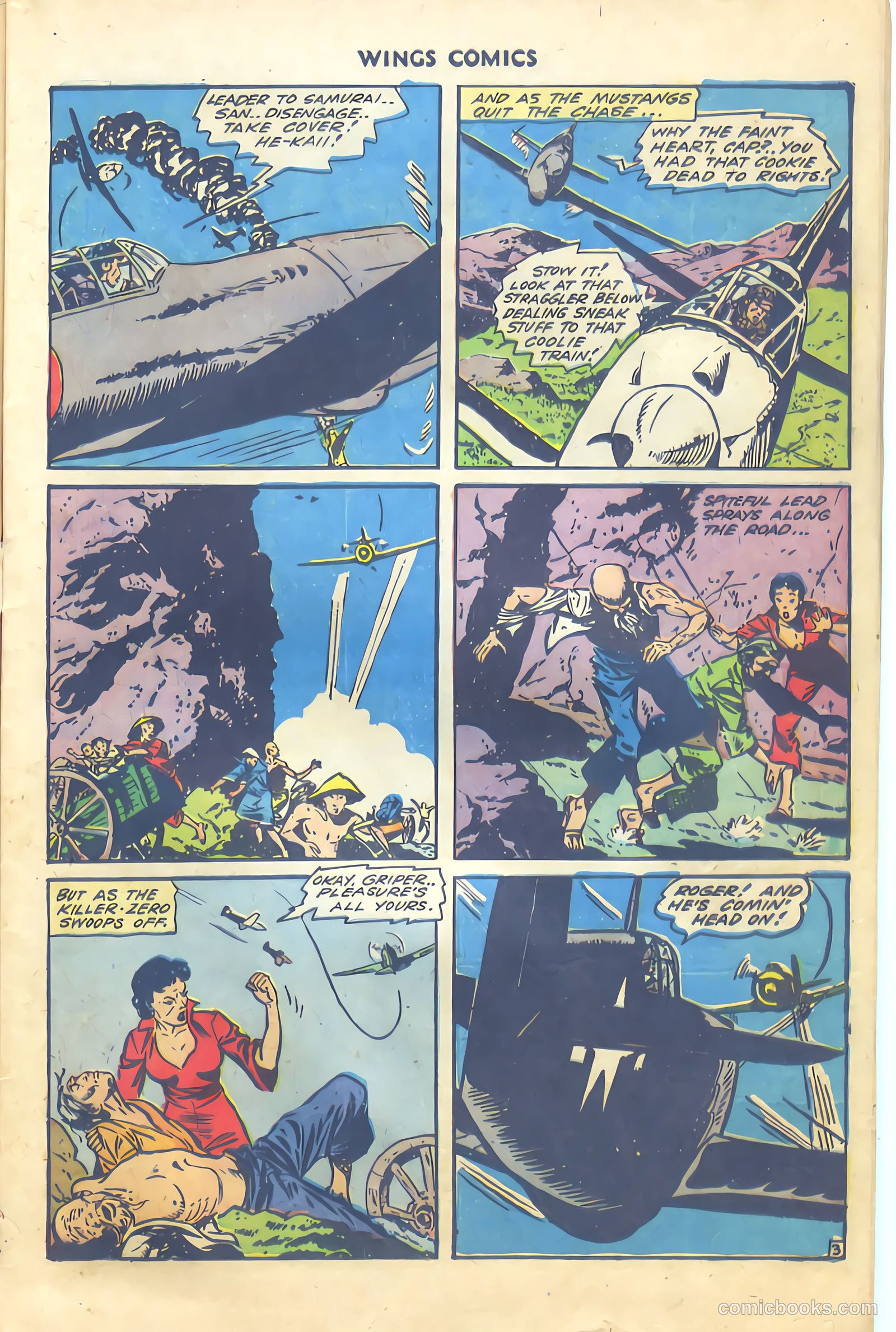 Wings Comics #47 (1944) — page 5 of 52