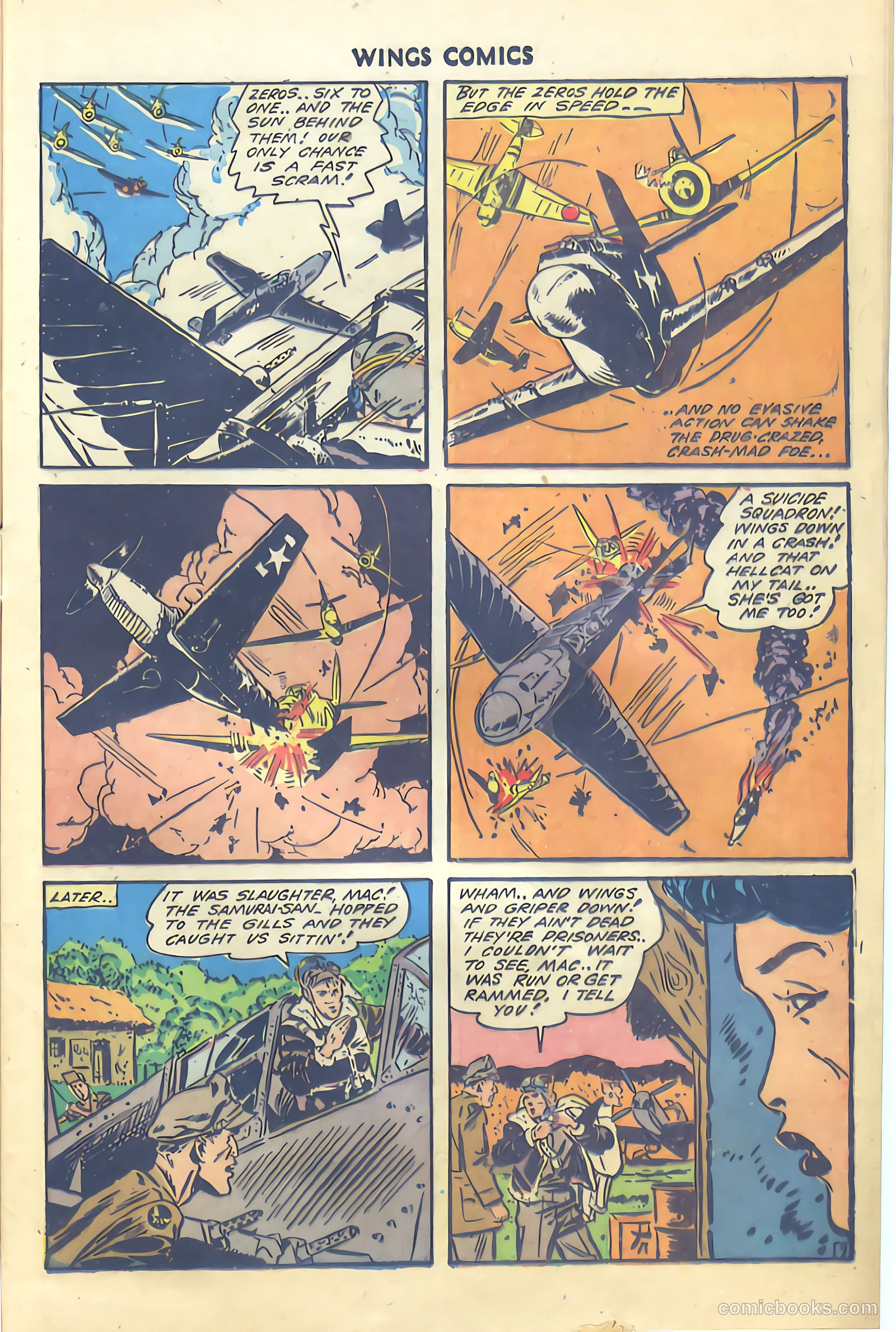 Wings Comics #47 (1944) — page 9 of 52
