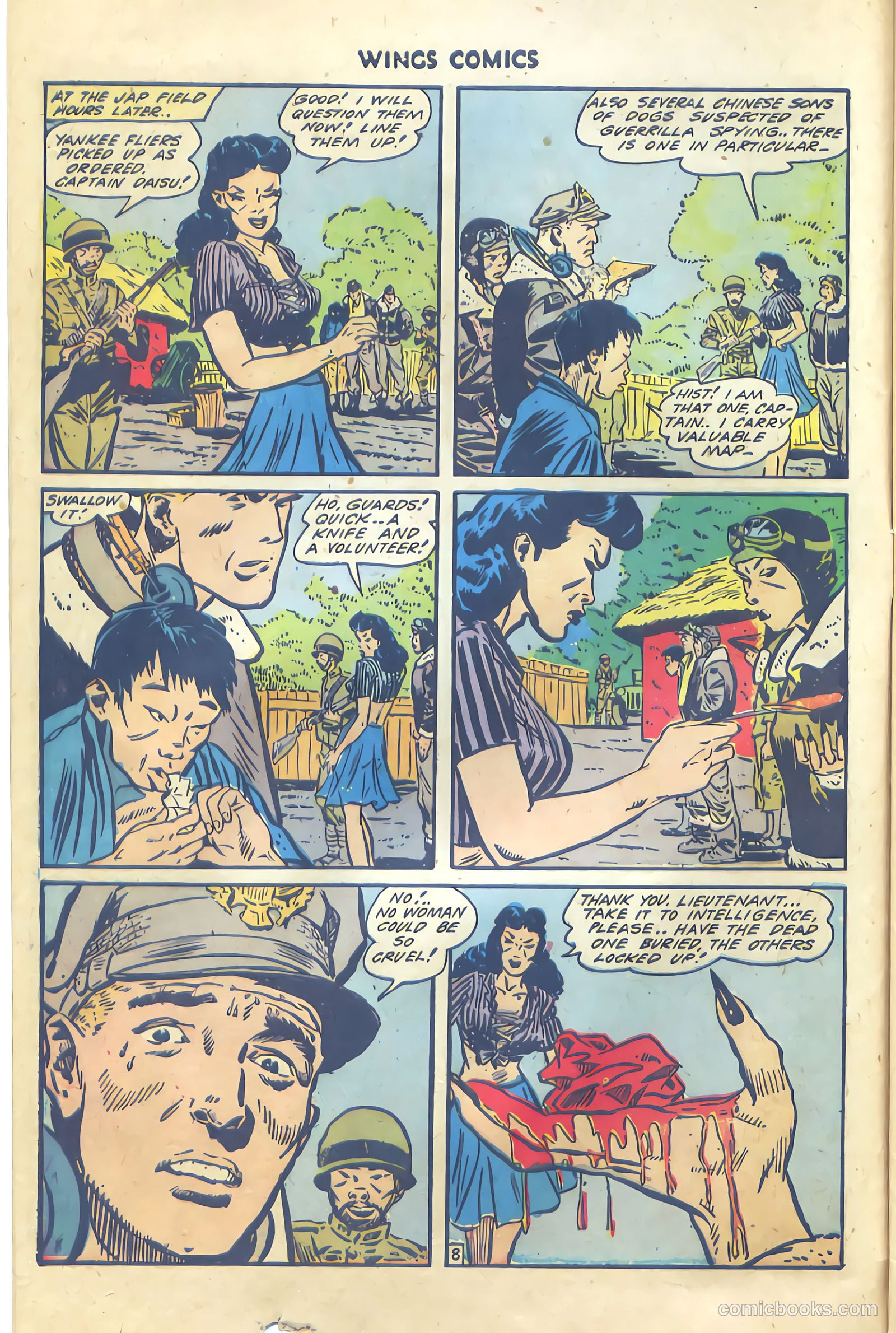 Wings Comics #47 (1944) — page 10 of 52