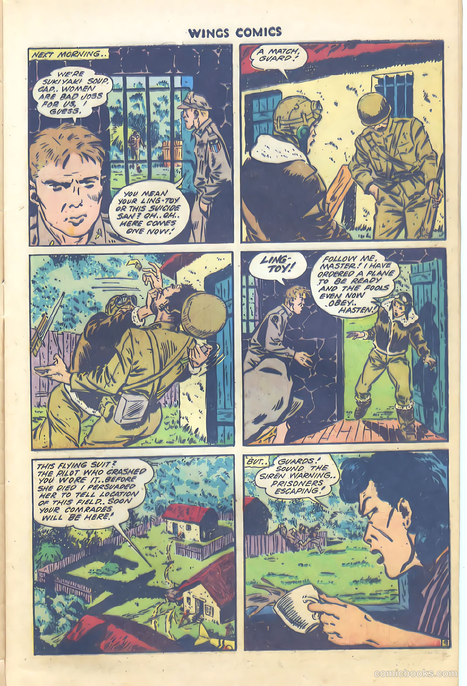 Wings Comics #47 (1944) — page 11 of 52