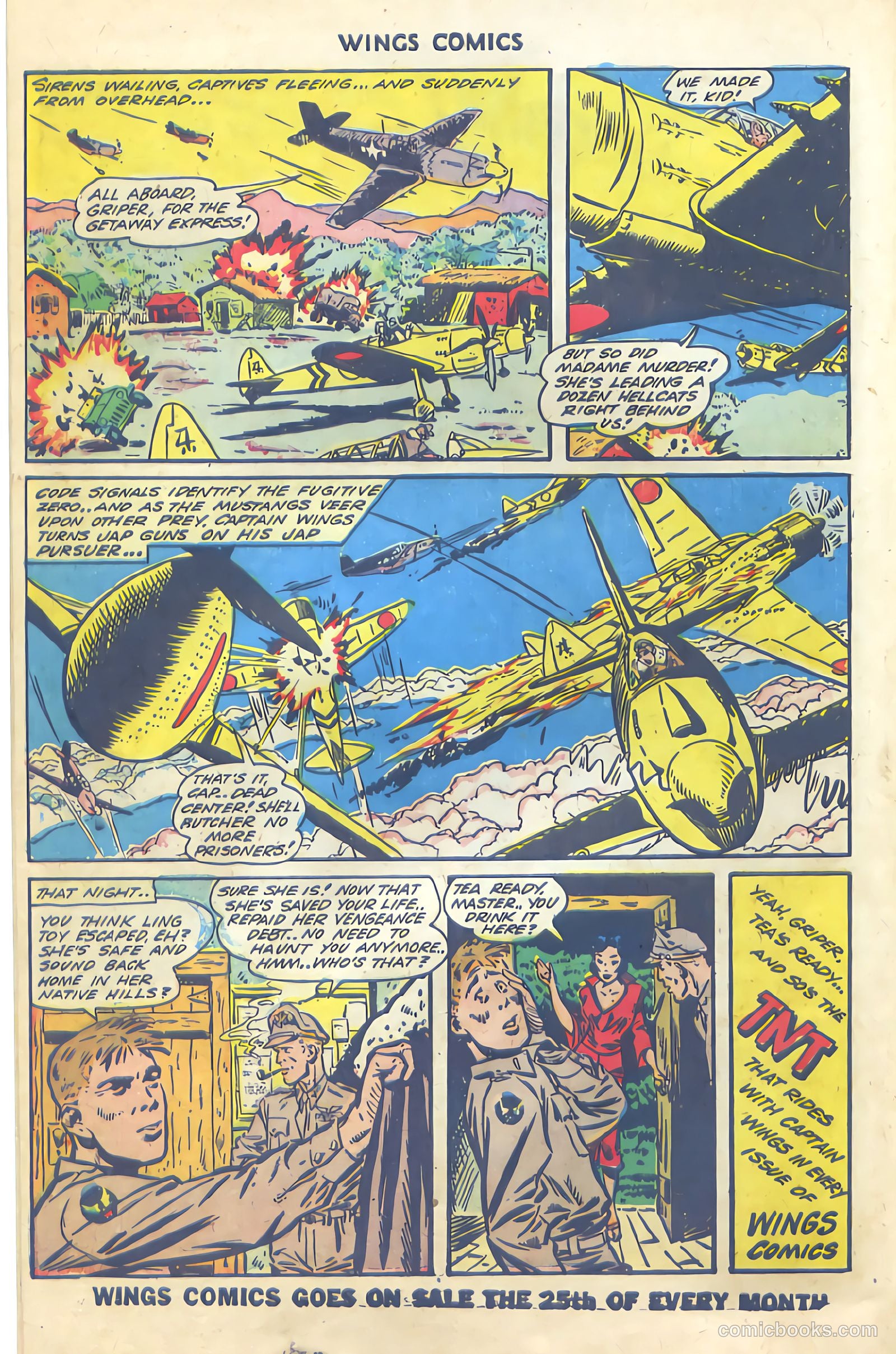 Wings Comics #47 (1944) — page 12 of 52