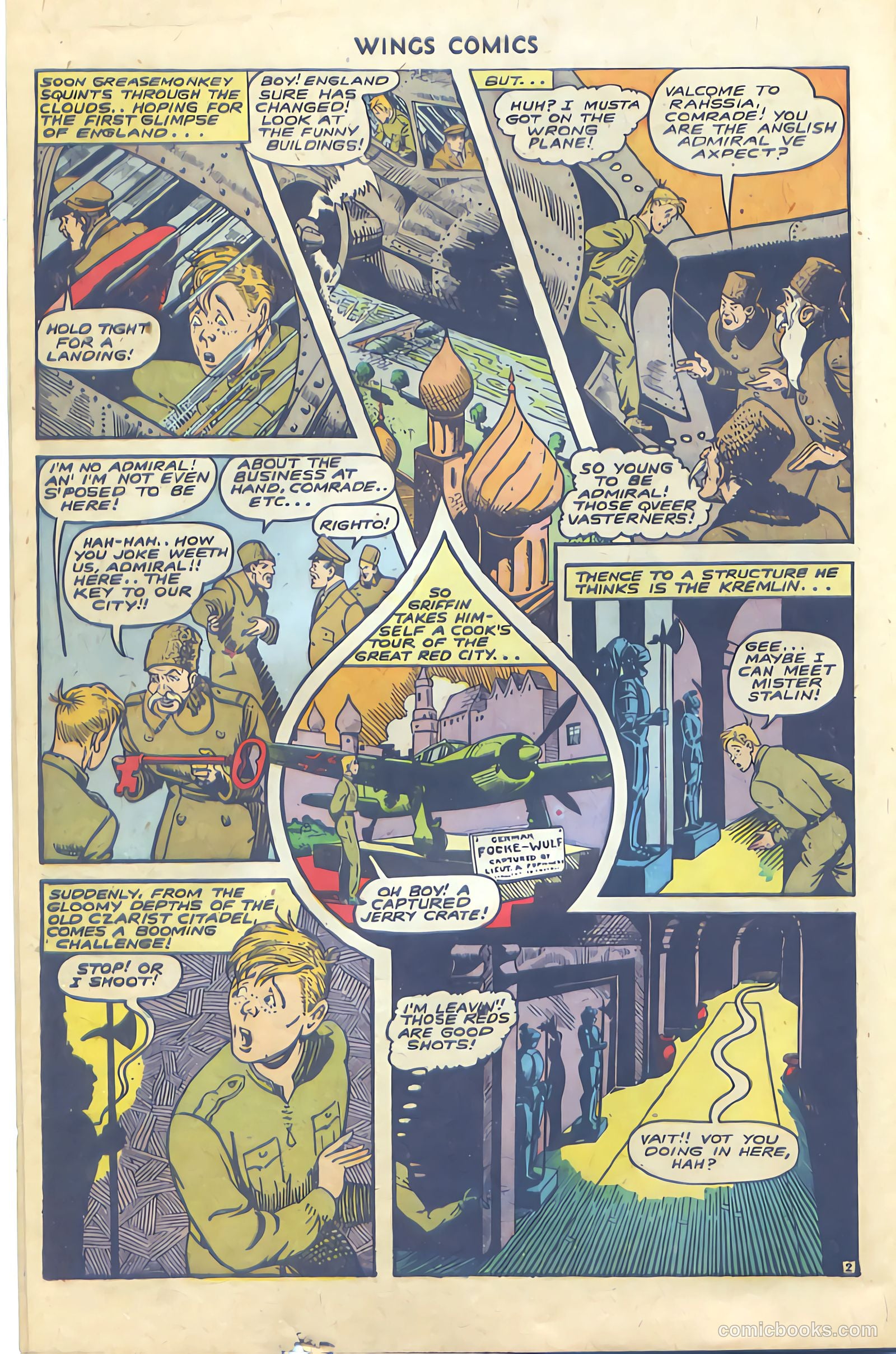 Wings Comics #47 (1944) — page 14 of 52