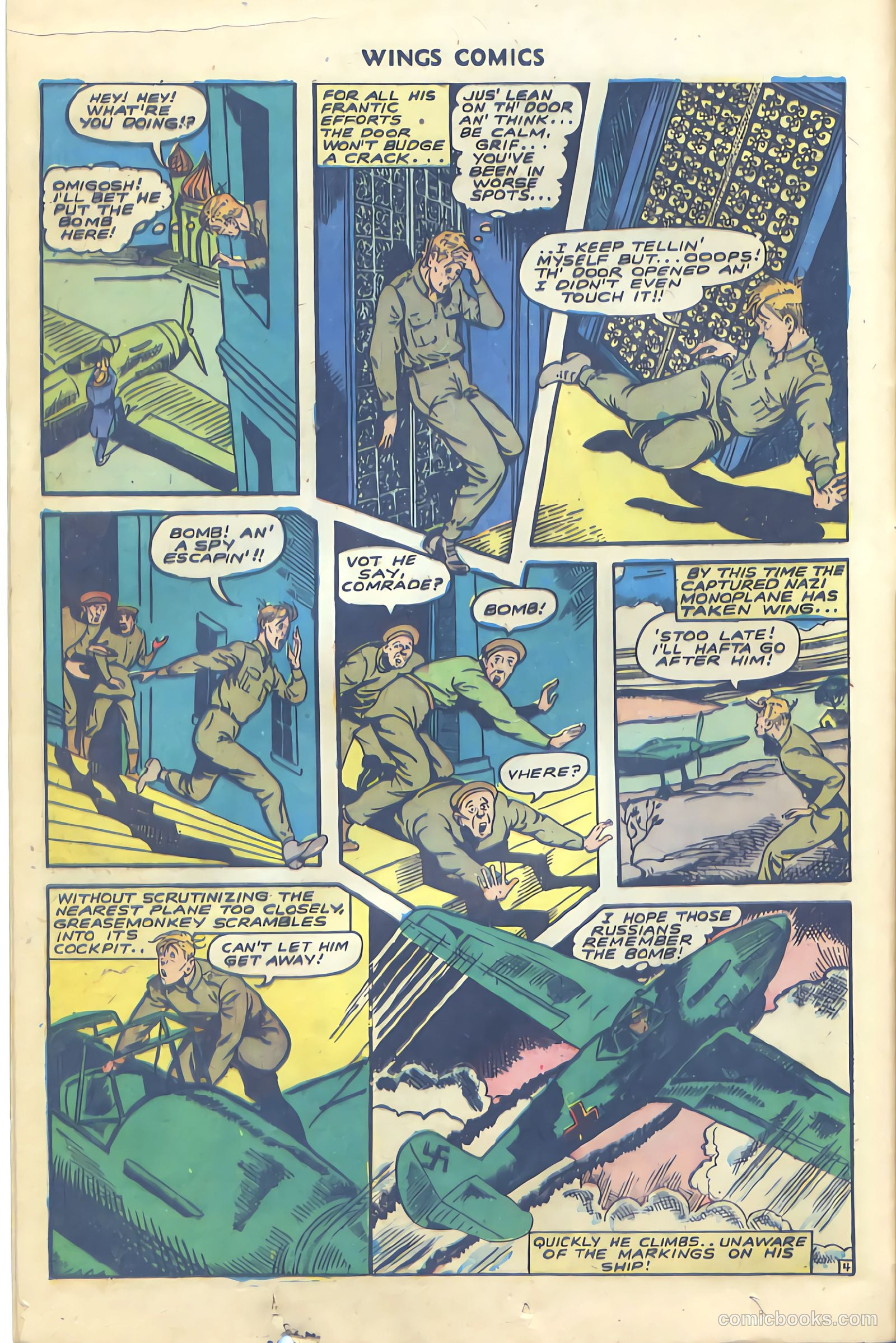 Wings Comics #47 (1944) — page 16 of 52