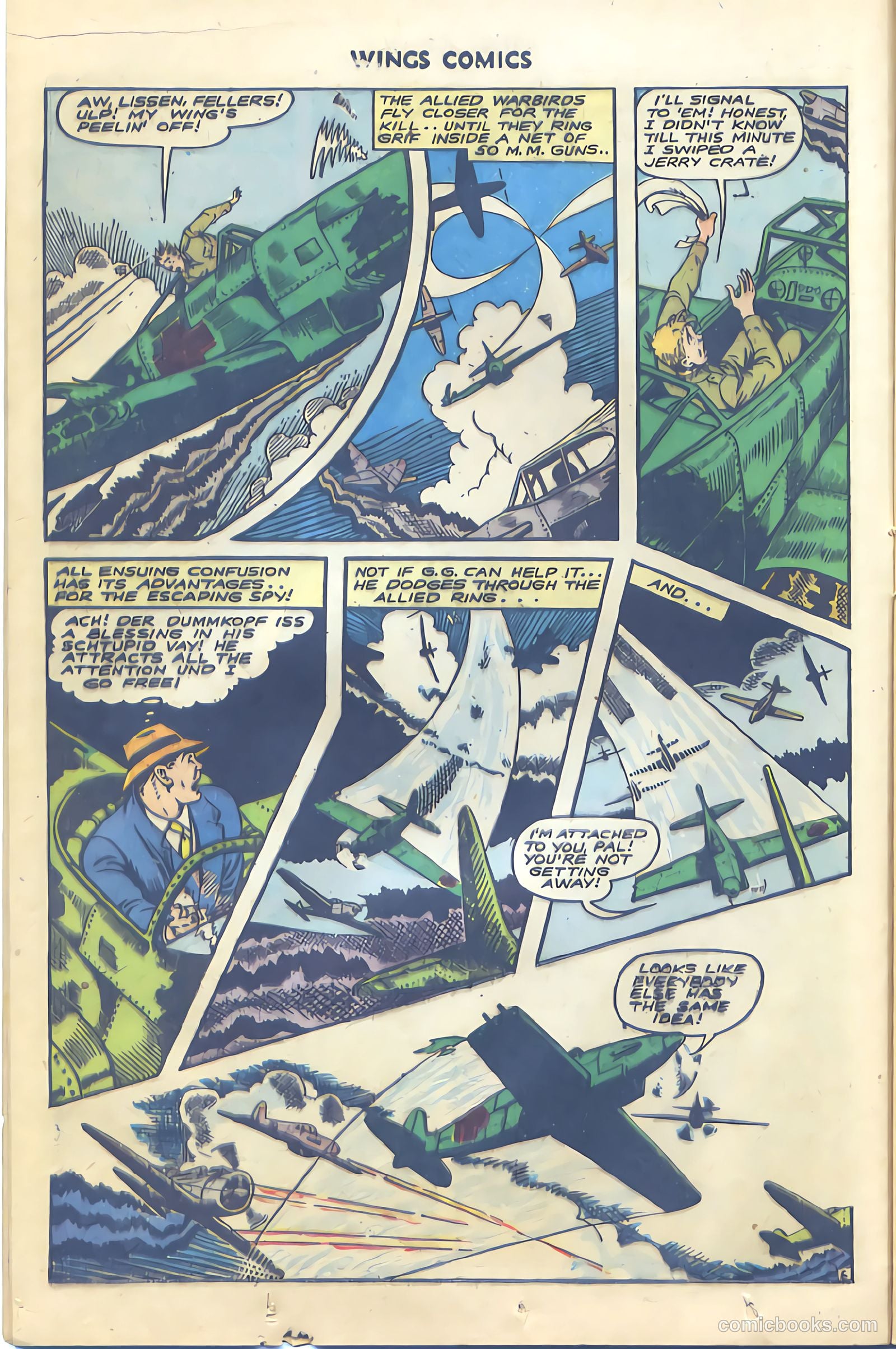 Wings Comics #47 (1944) — page 18 of 52