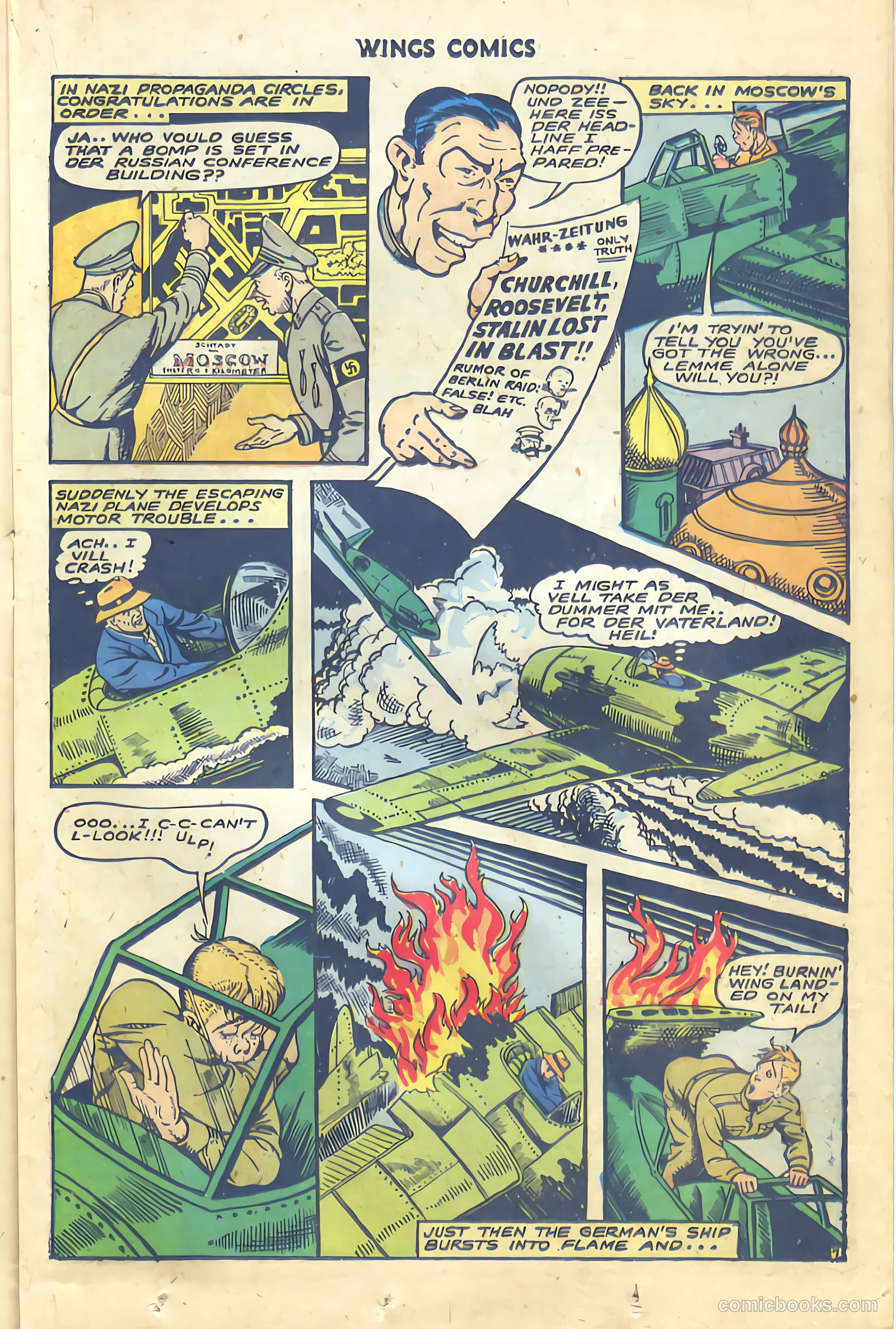 Wings Comics #47 (1944) — page 19 of 52