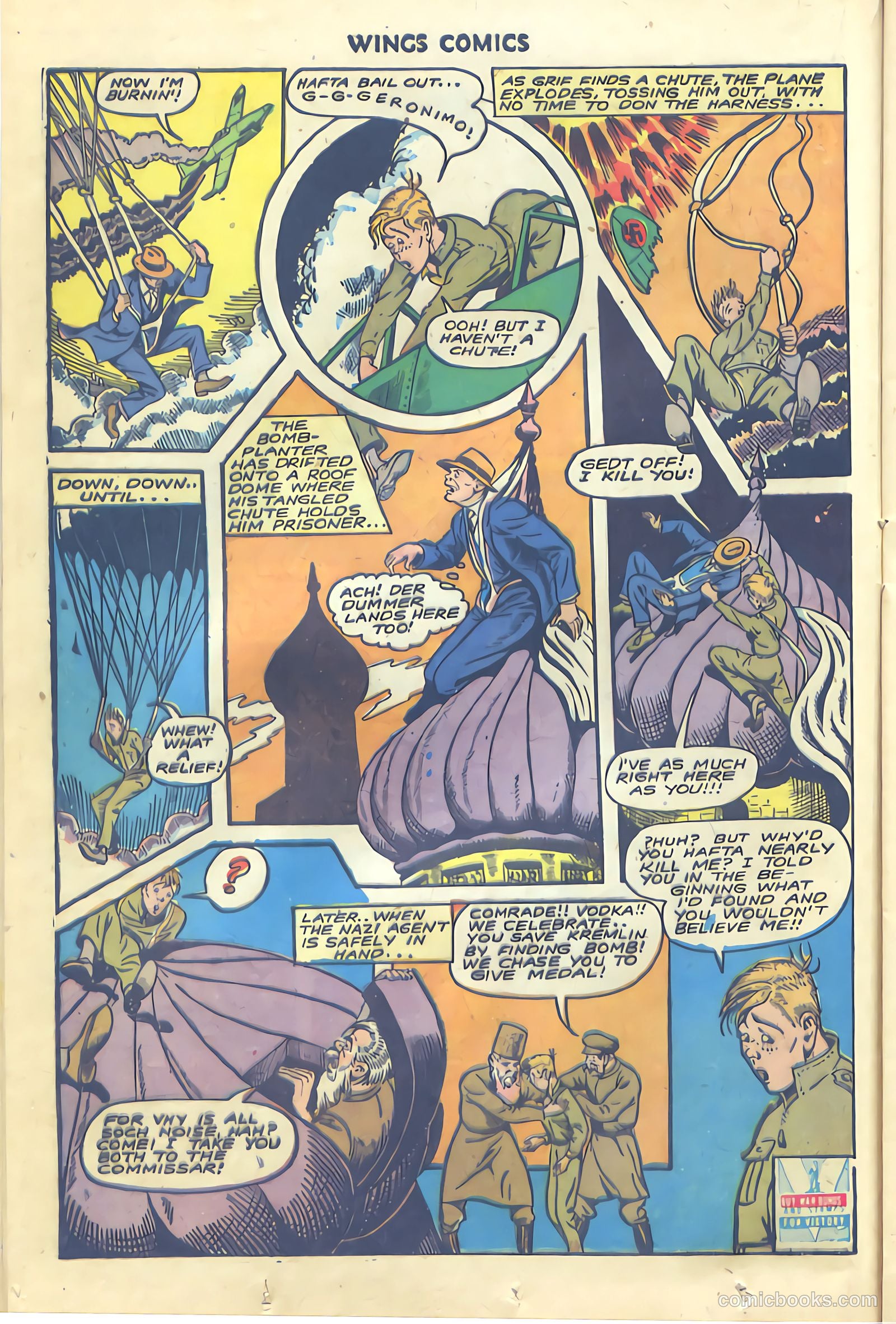 Wings Comics #47 (1944) — page 20 of 52