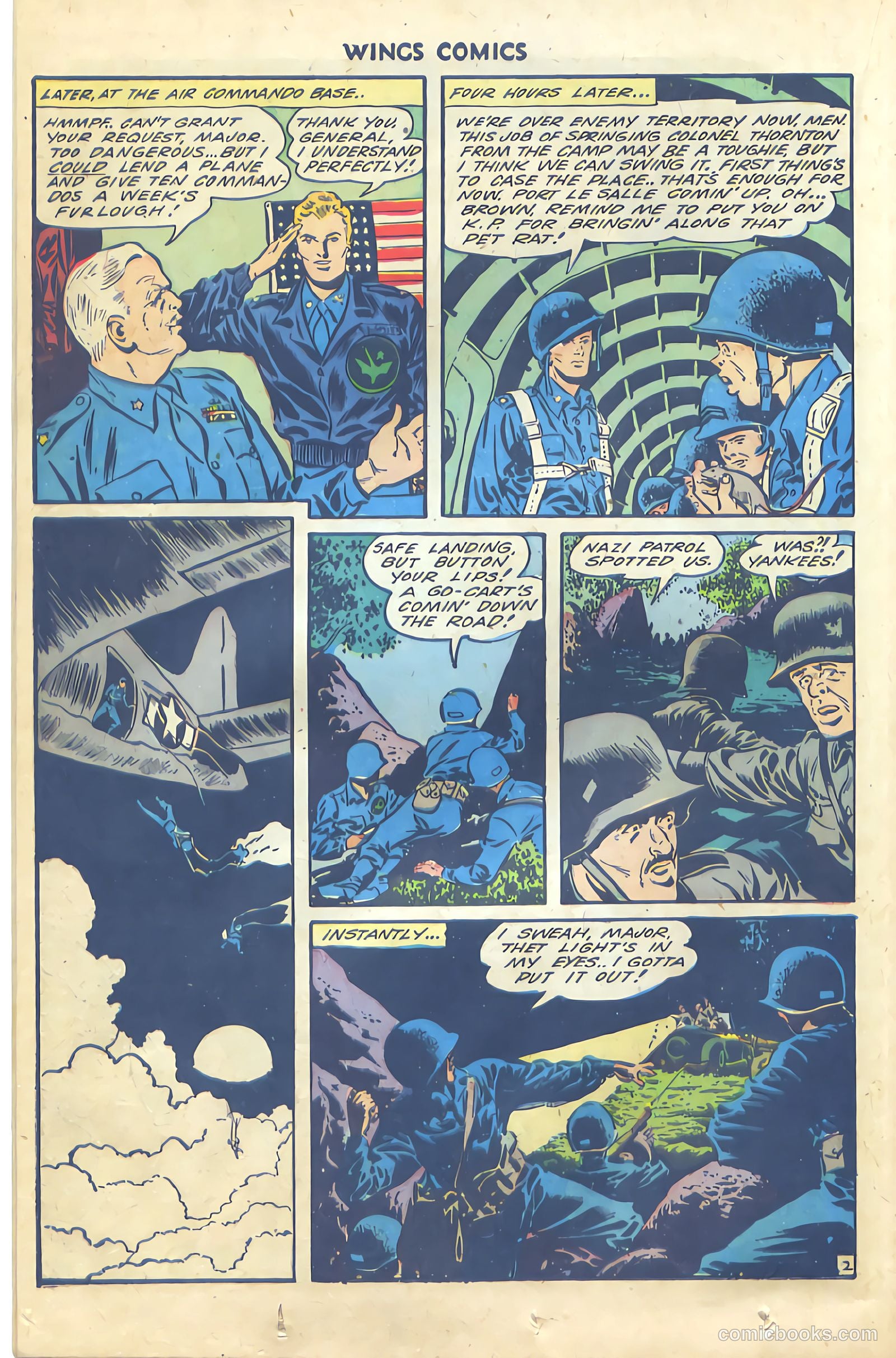 Wings Comics #47 (1944) — page 22 of 52