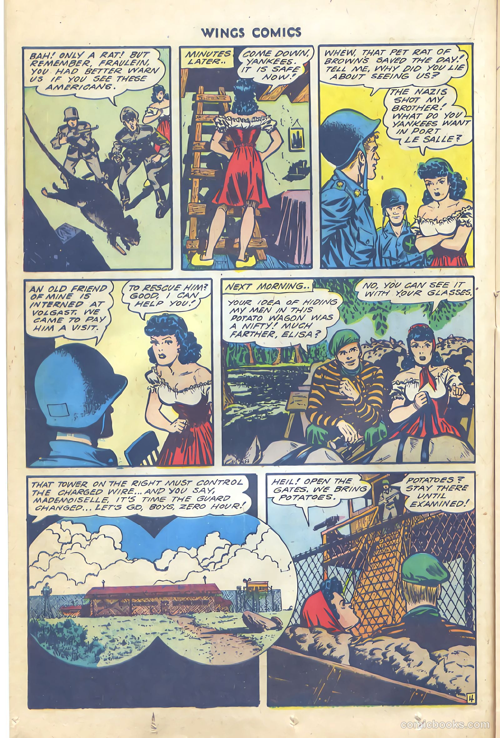 Wings Comics #47 (1944) — page 24 of 52