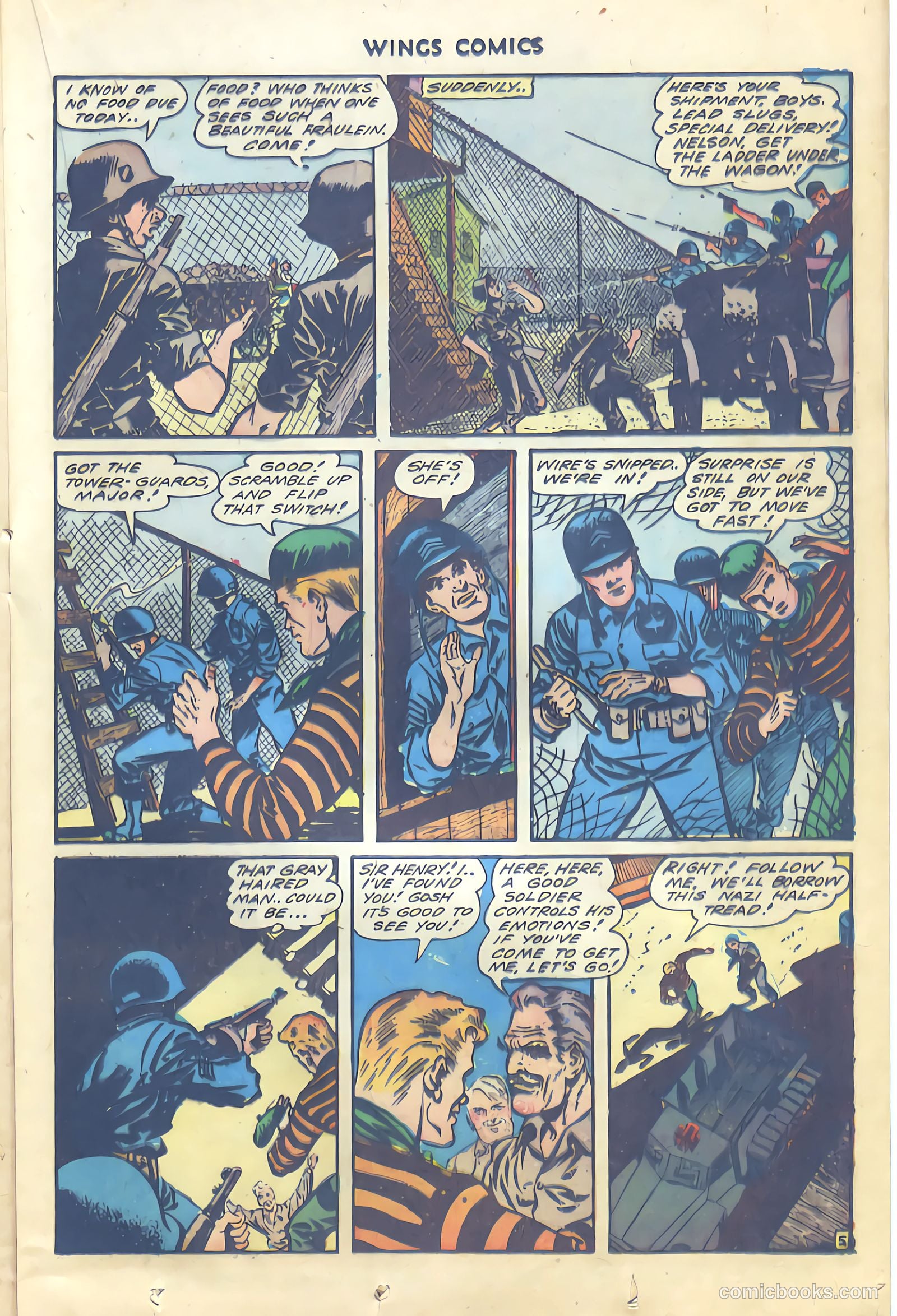 Wings Comics #47 (1944) — page 25 of 52