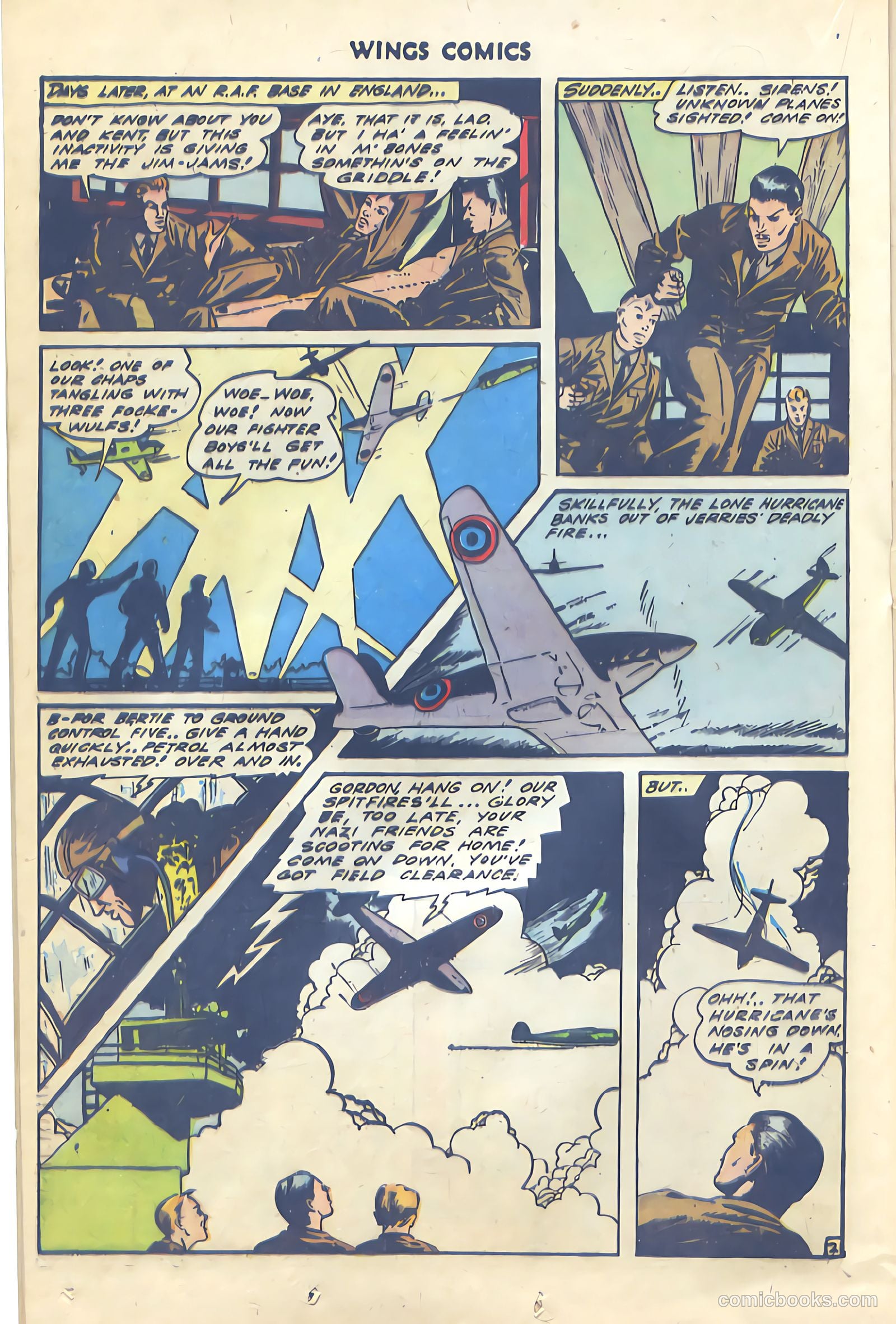 Wings Comics #47 (1944) — page 28 of 52