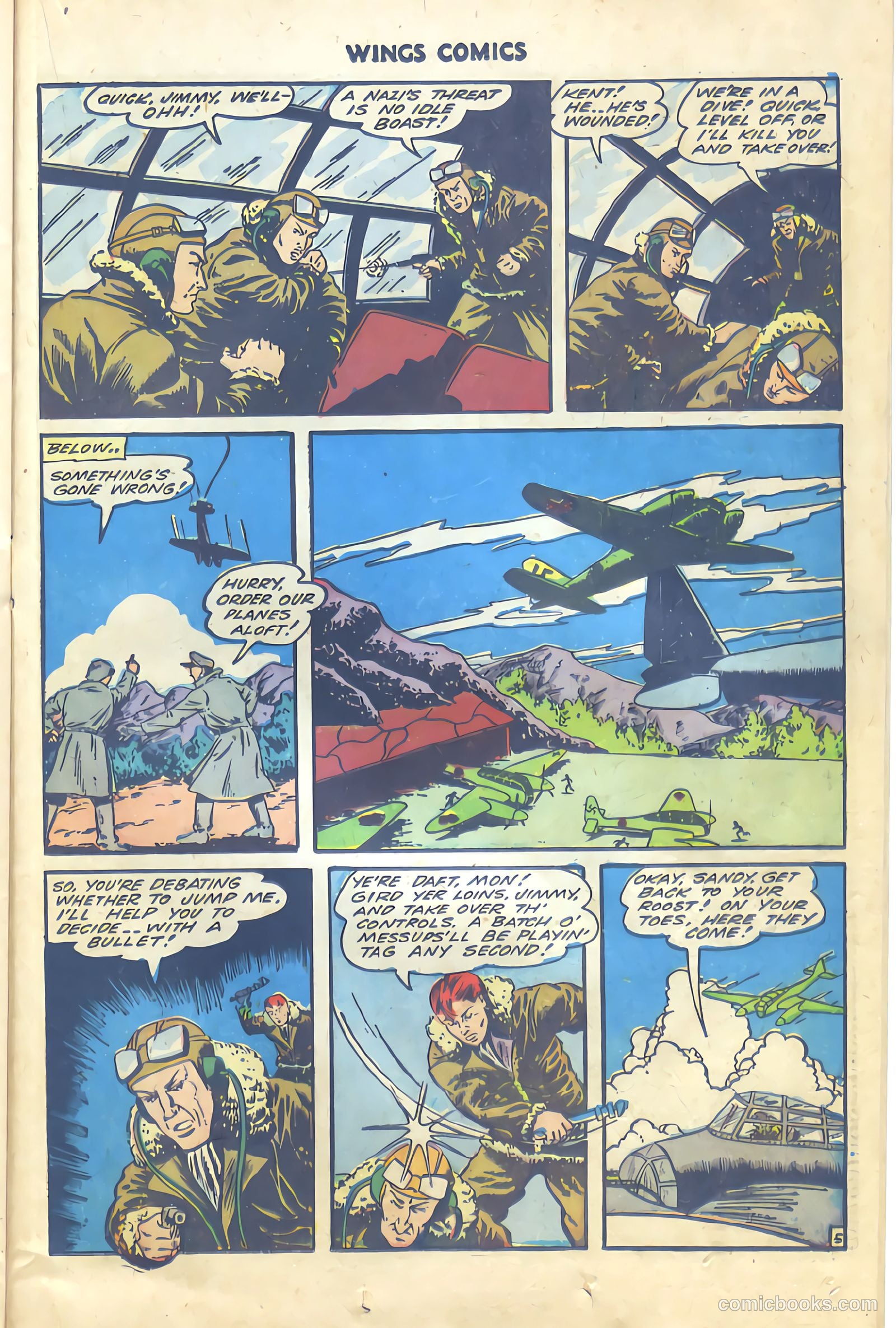 Wings Comics #47 (1944) — page 31 of 52