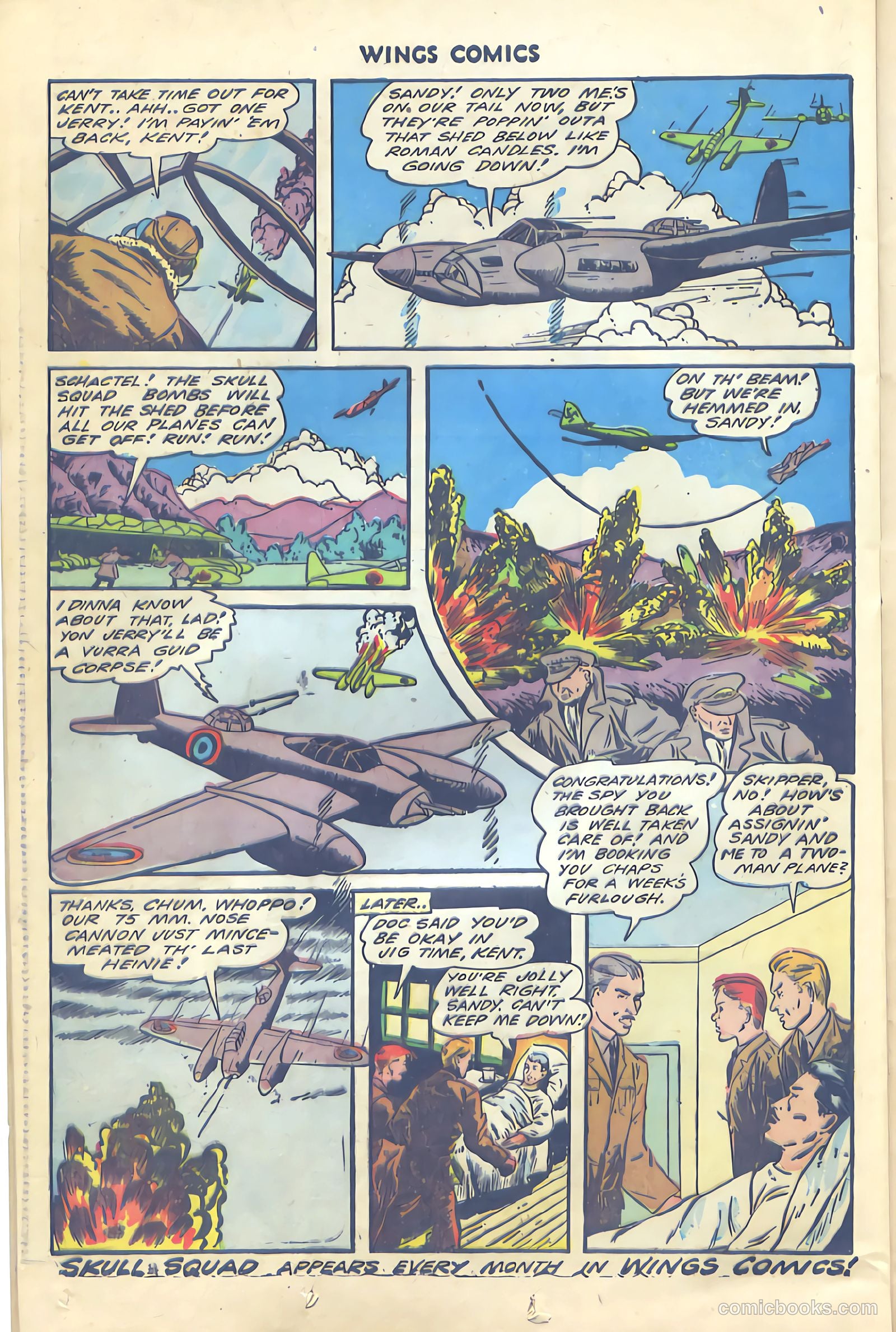 Wings Comics #47 (1944) — page 32 of 52