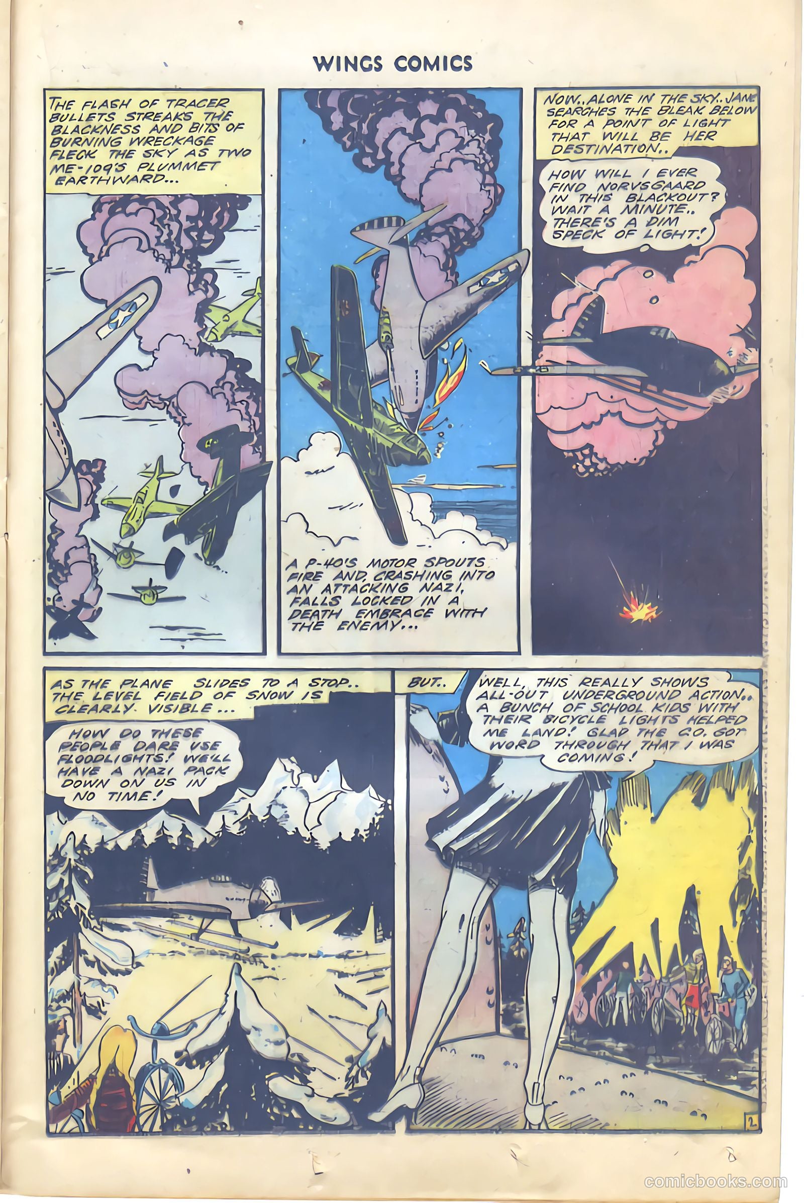 Wings Comics #47 (1944) — page 35 of 52