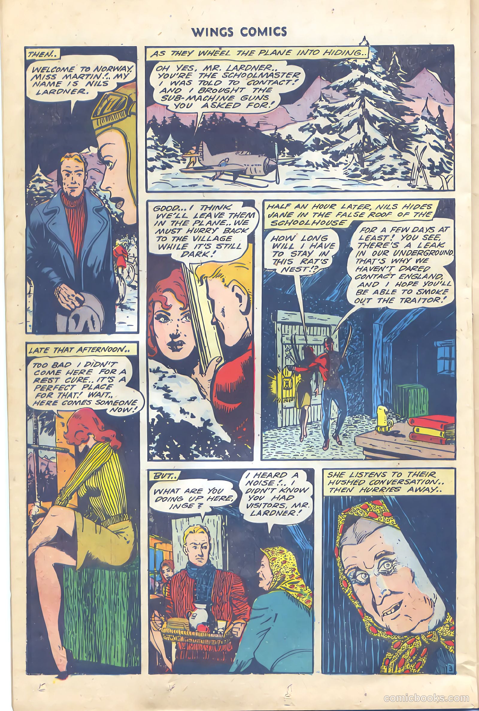 Wings Comics #47 (1944) — page 36 of 52