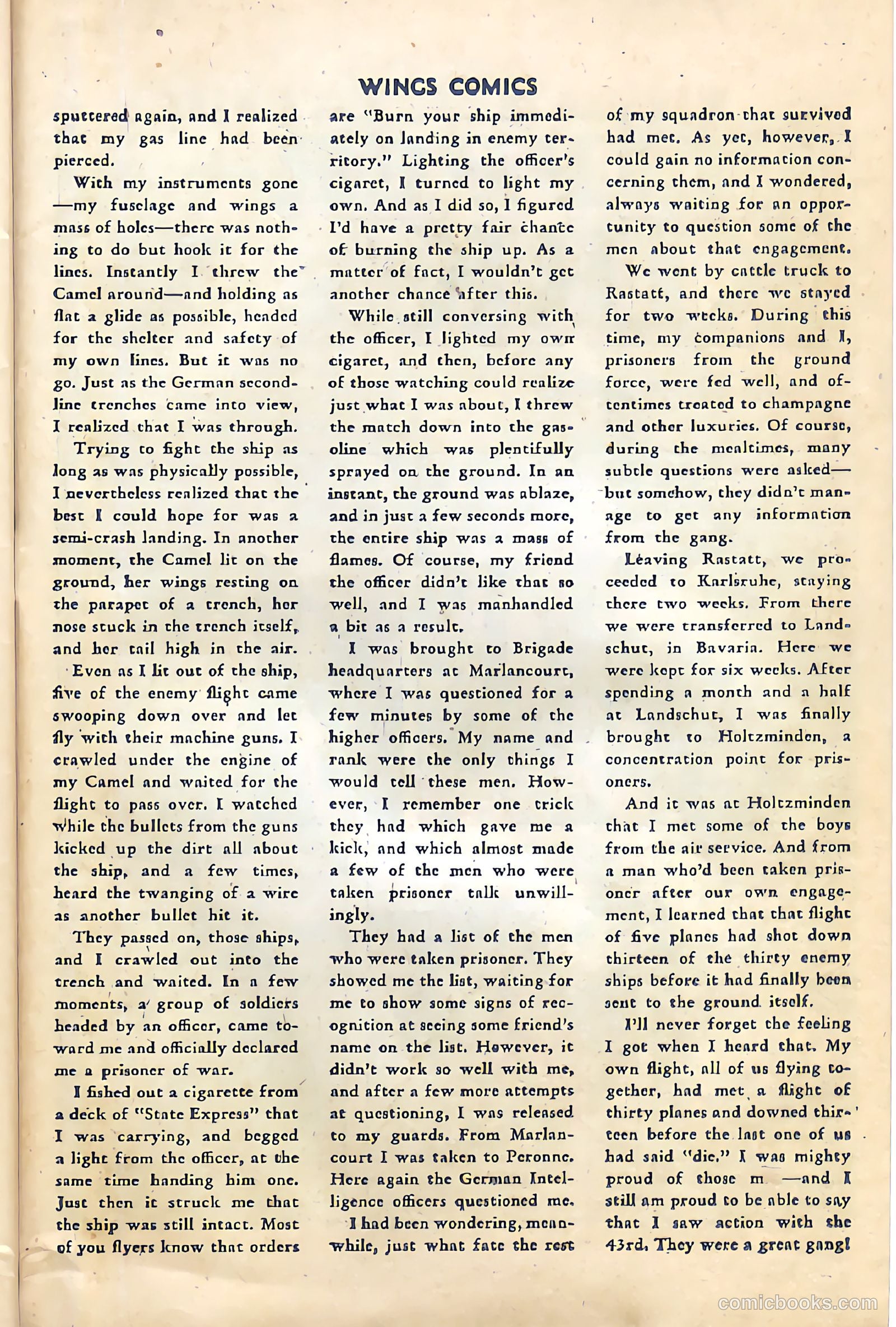 Wings Comics #47 (1944) — page 43 of 52