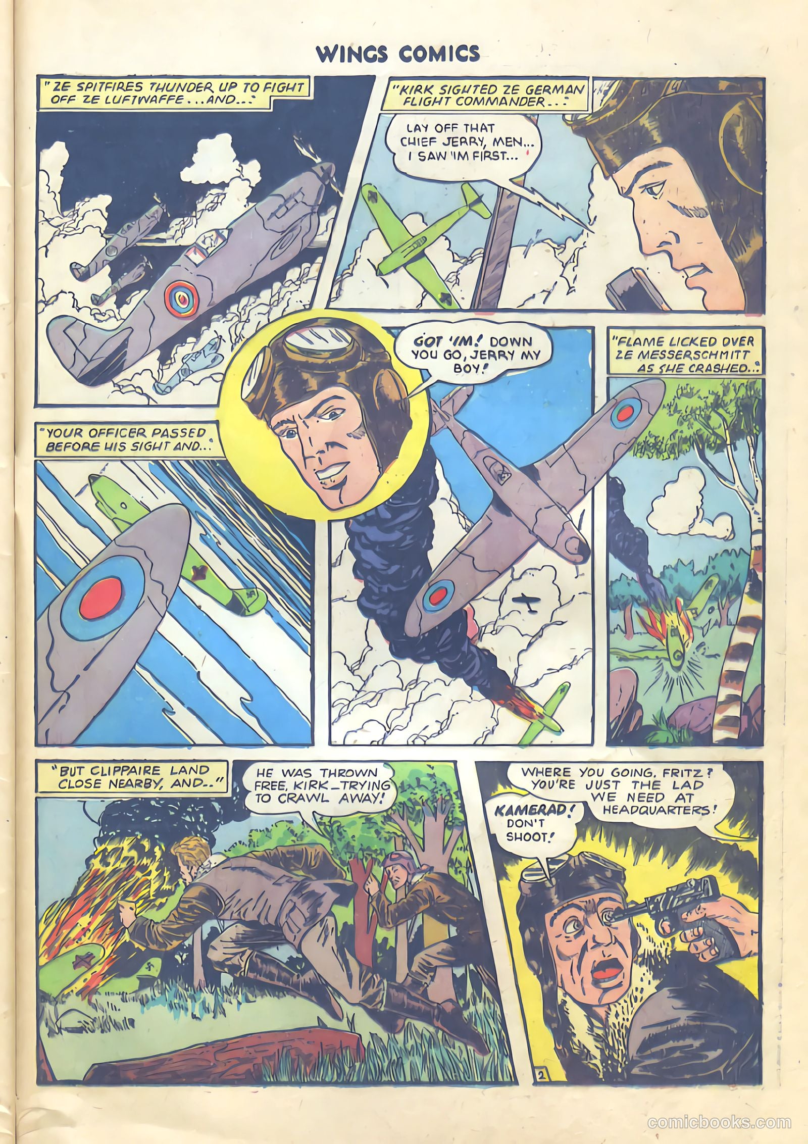 Wings Comics #47 (1944) — page 45 of 52