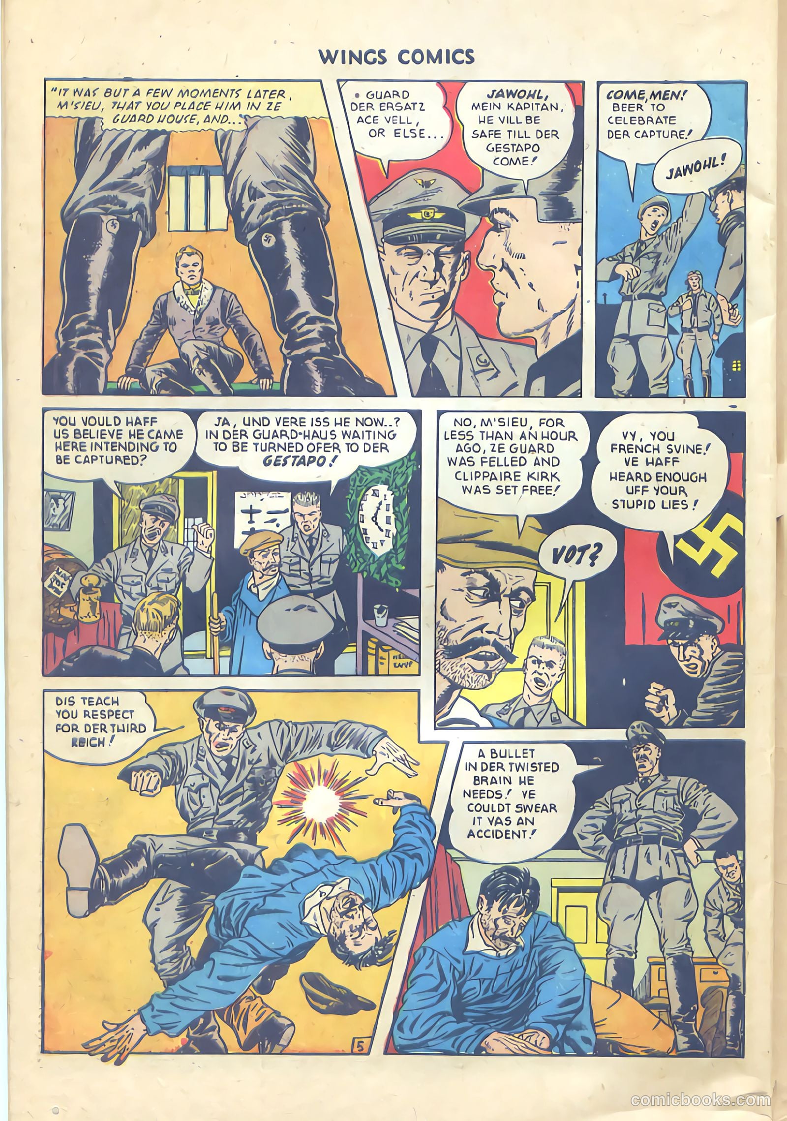 Wings Comics #47 (1944) — page 48 of 52
