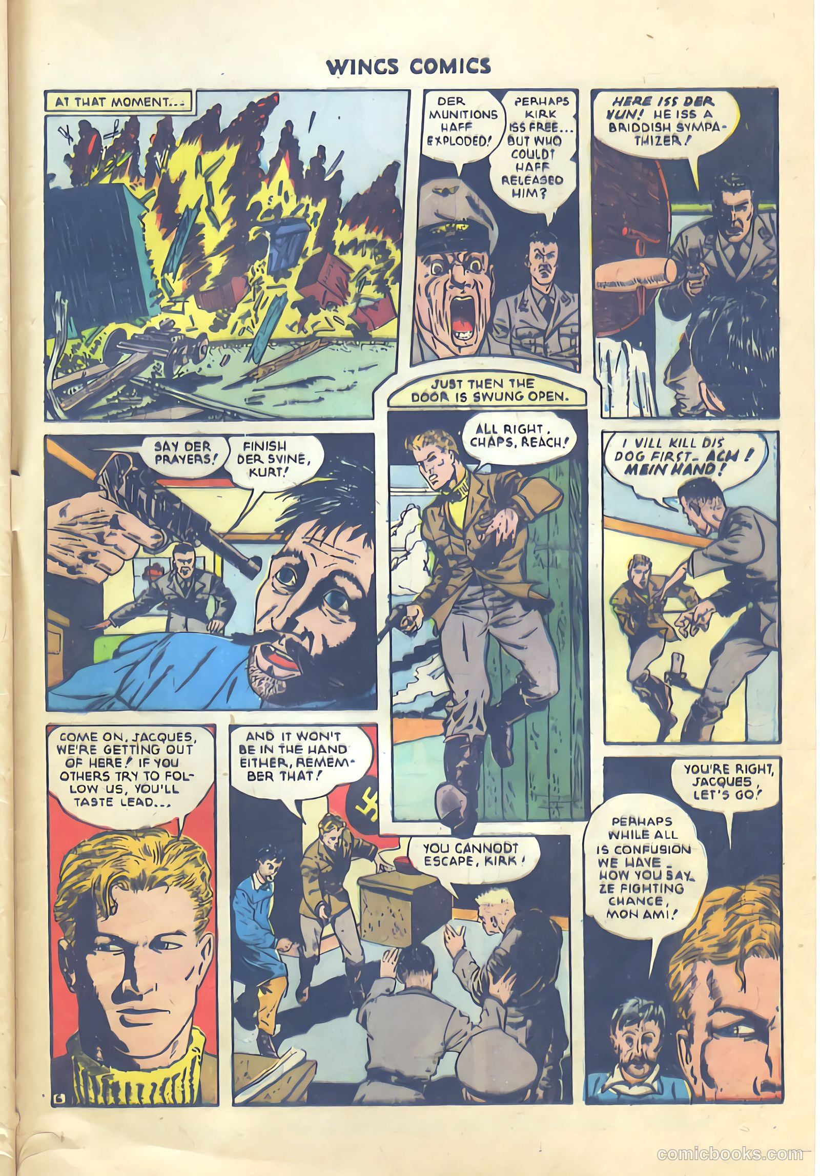 Wings Comics #47 (1944) — page 49 of 52