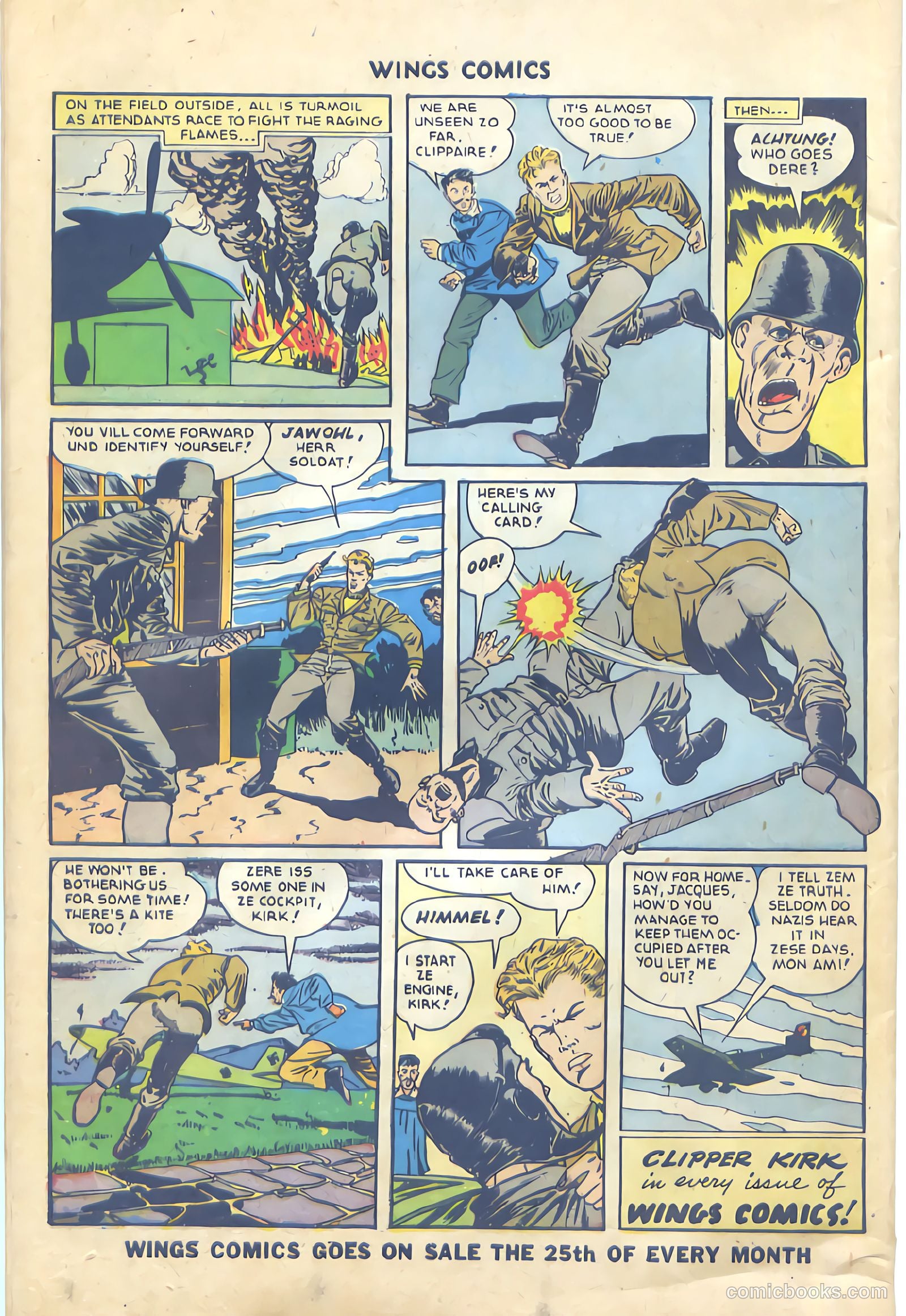 Wings Comics #47 (1944) — page 50 of 52