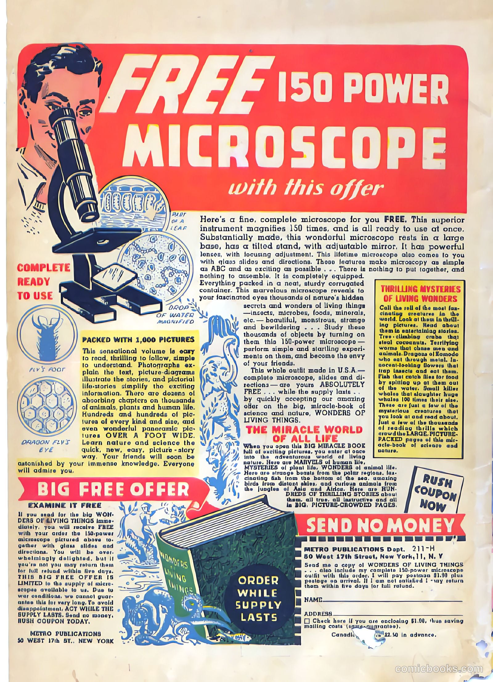 Wings Comics #47 (1944) — page 52 of 52