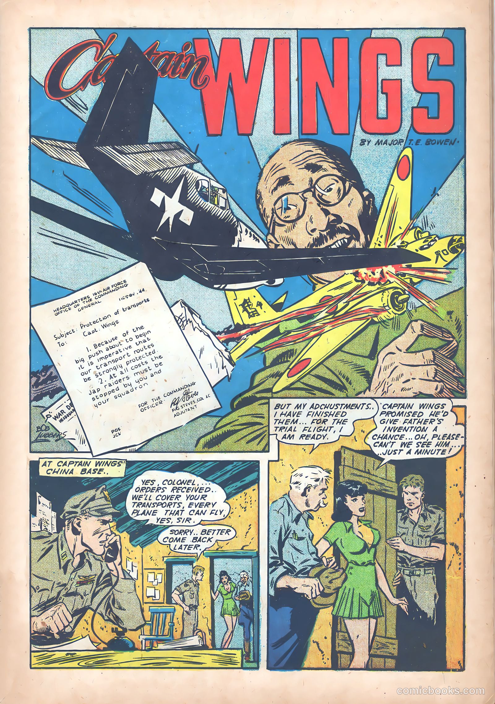 Wings Comics #48 (1944) — page 3 of 53