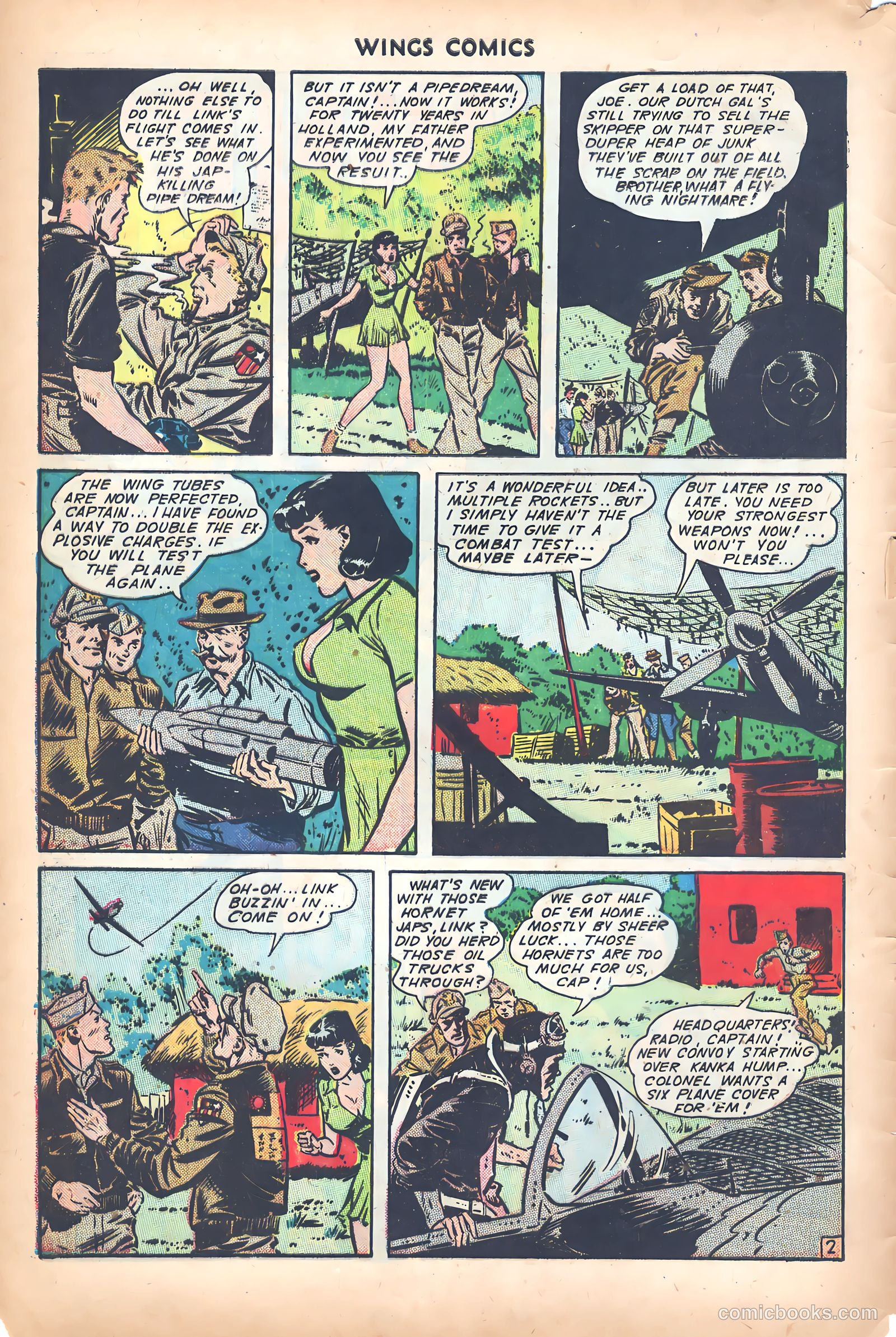 Wings Comics #48 (1944) — page 4 of 53
