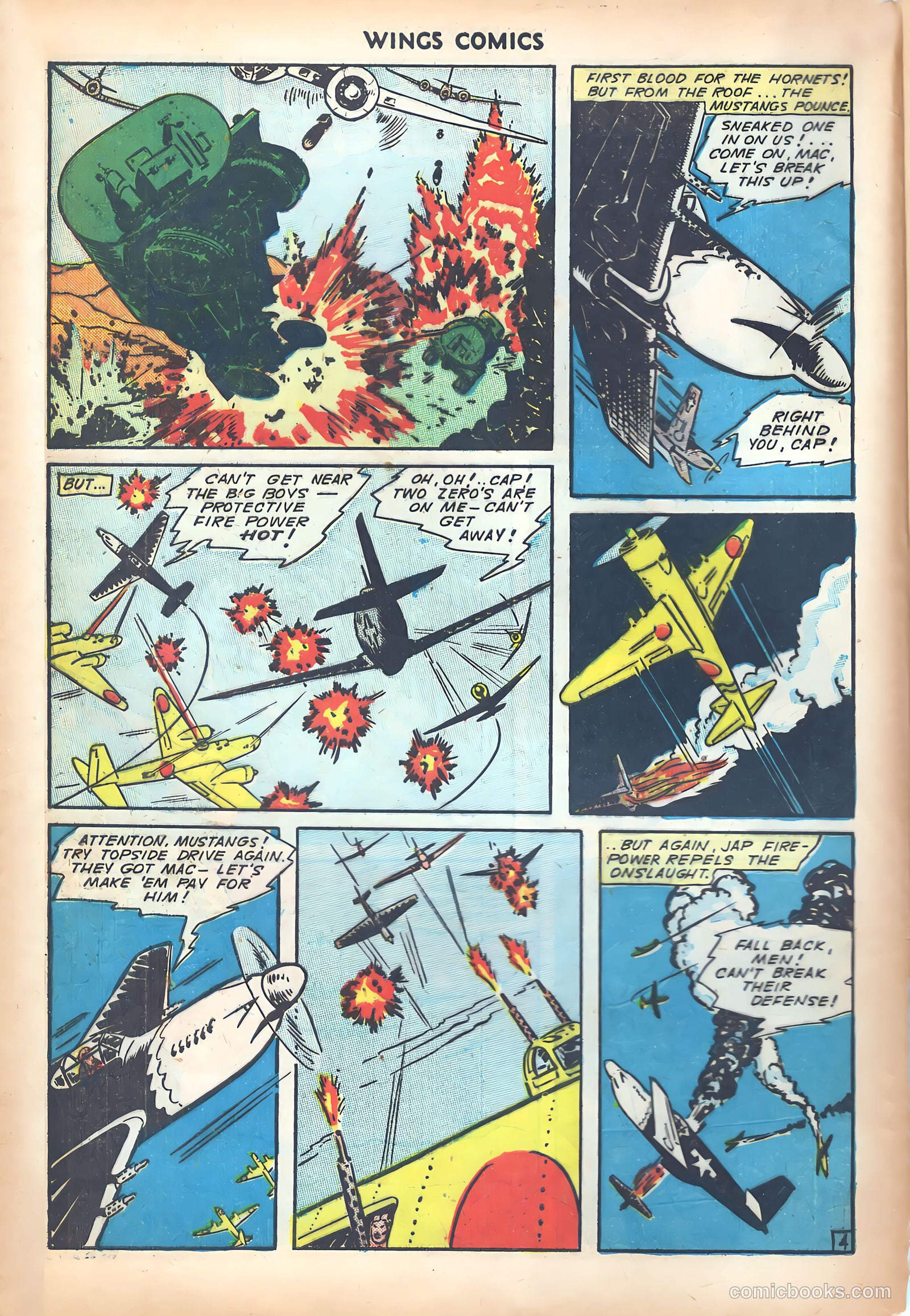 Wings Comics #48 (1944) — page 6 of 53