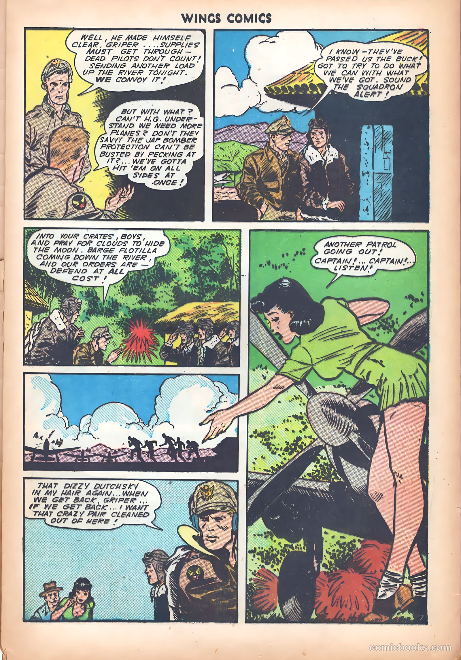Wings Comics #48 (1944) — page 9 of 53