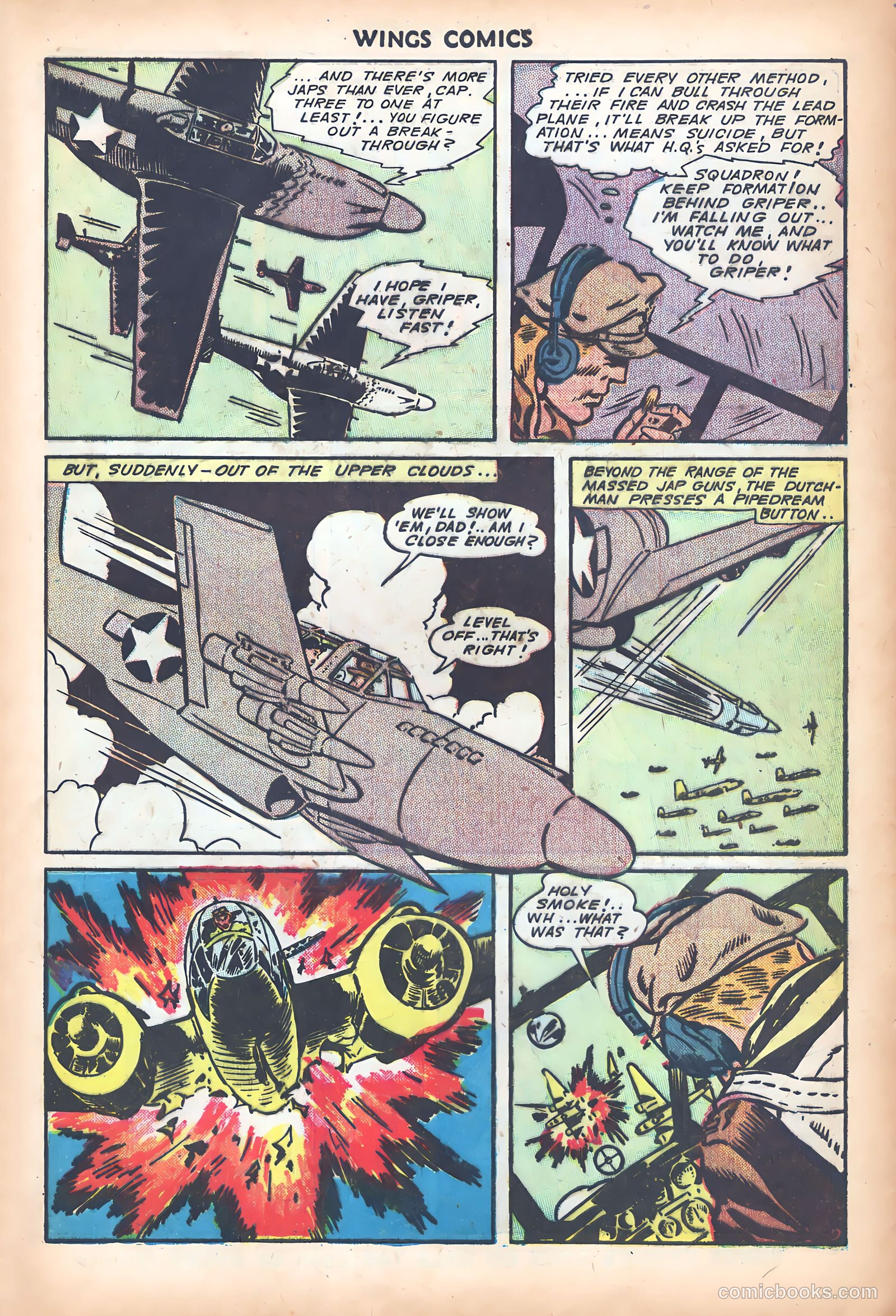 Wings Comics #48 (1944) — page 11 of 53