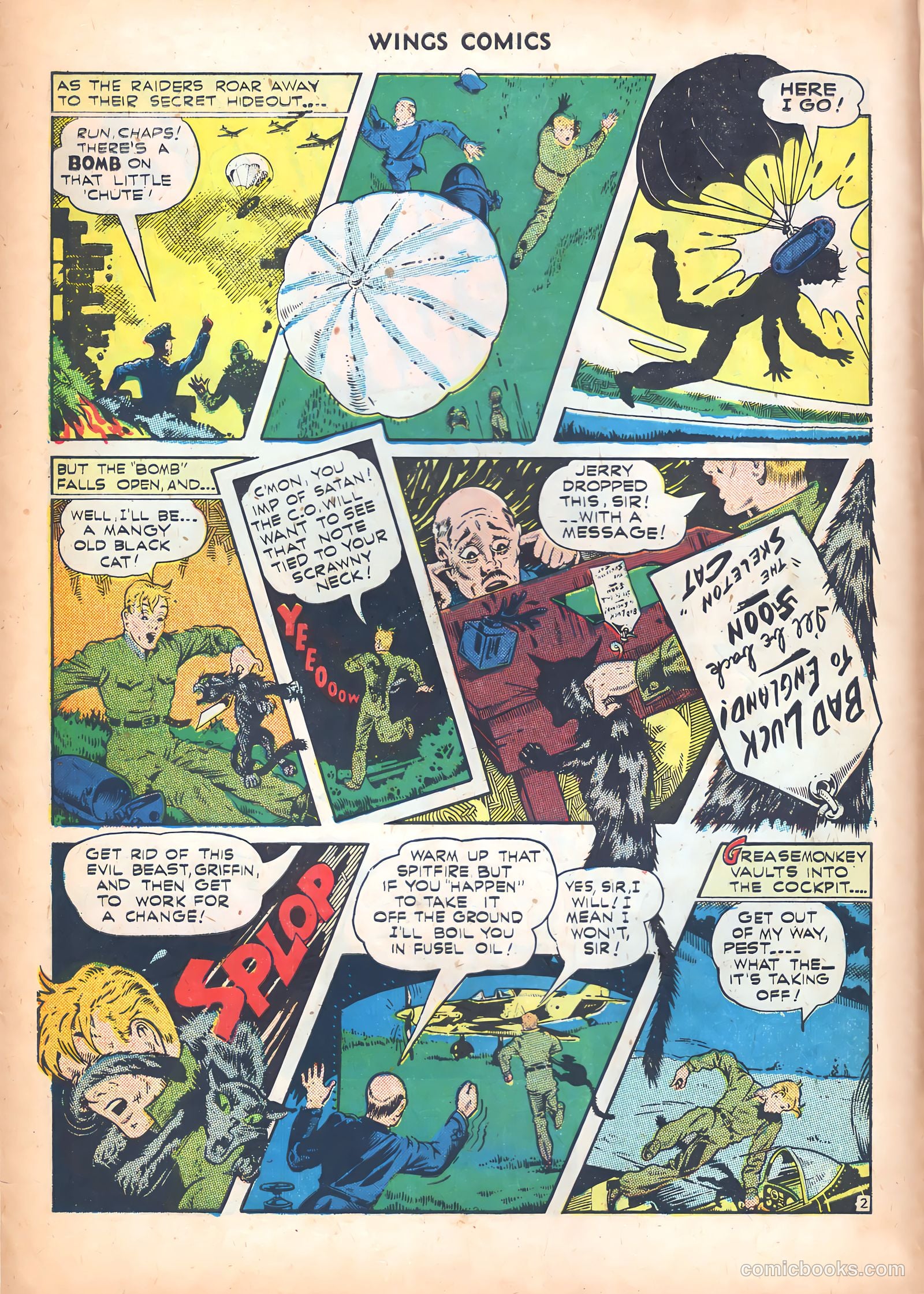 Wings Comics #48 (1944) — page 14 of 53