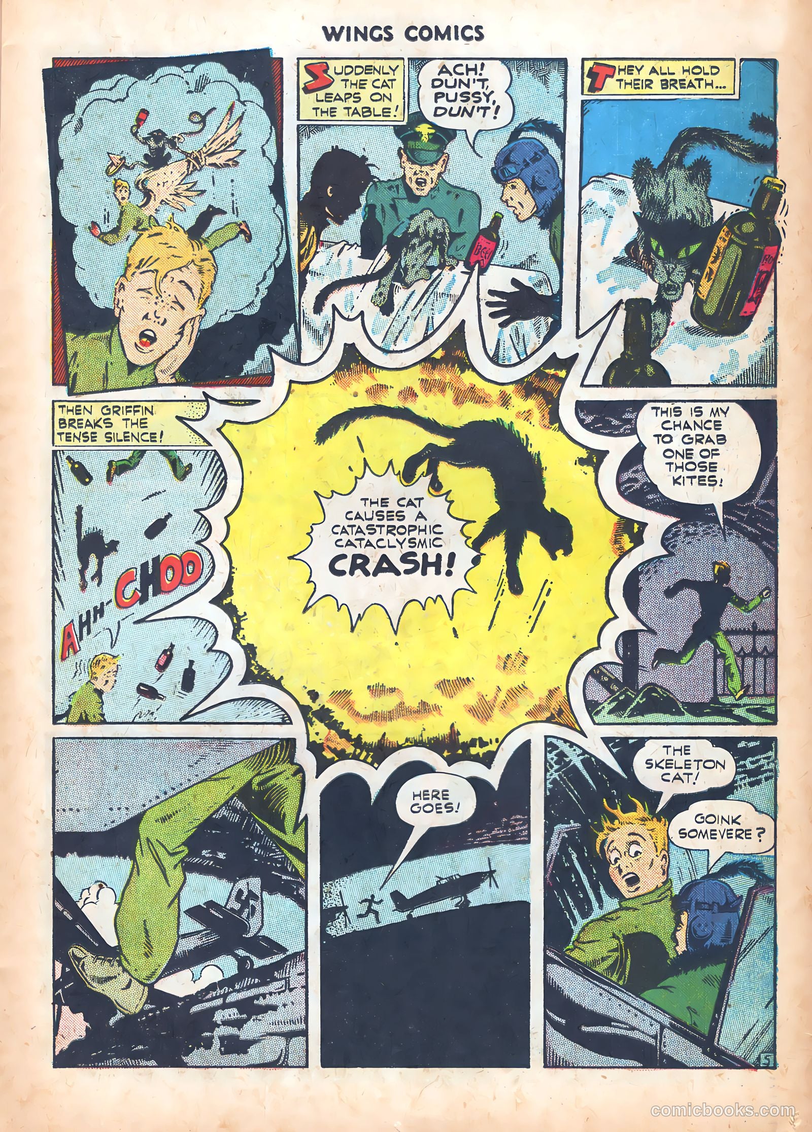 Wings Comics #48 (1944) — page 17 of 53