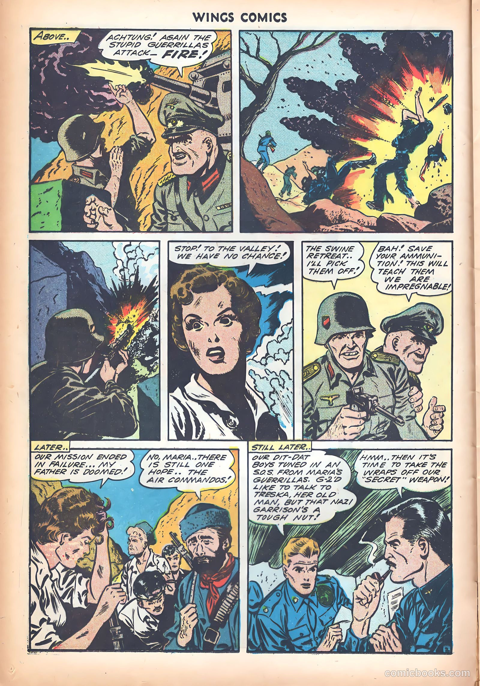 Wings Comics #48 (1944) — page 20 of 53
