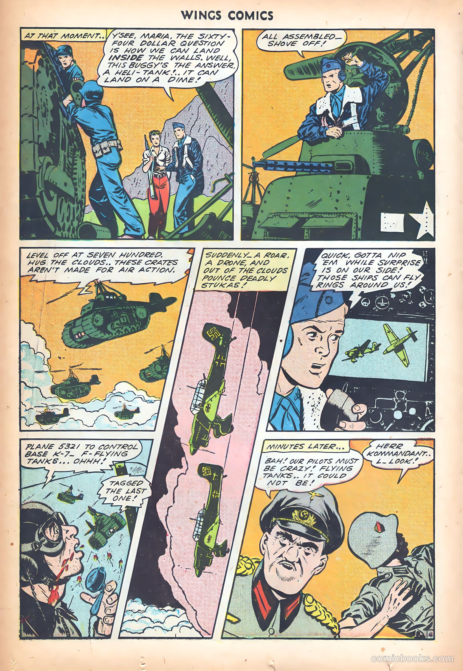 Wings Comics #48 (1944) — page 22 of 53